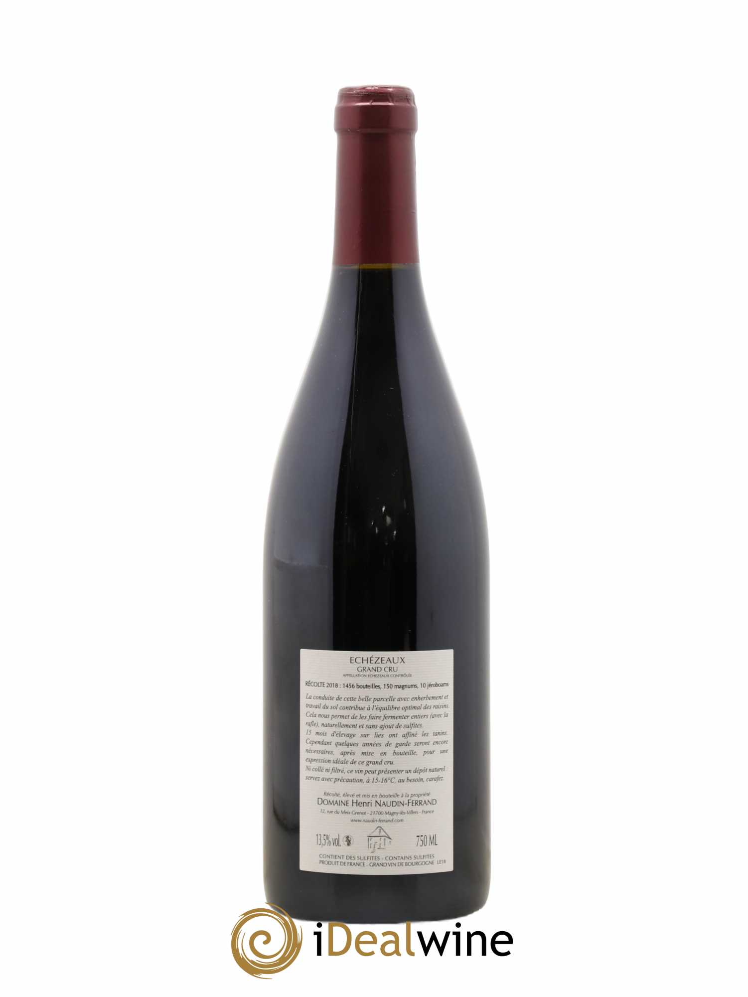 Echezeaux Grand Cru Naudin-Ferrand (Domaine) 2018 - Lot de 1 bouteille - 1