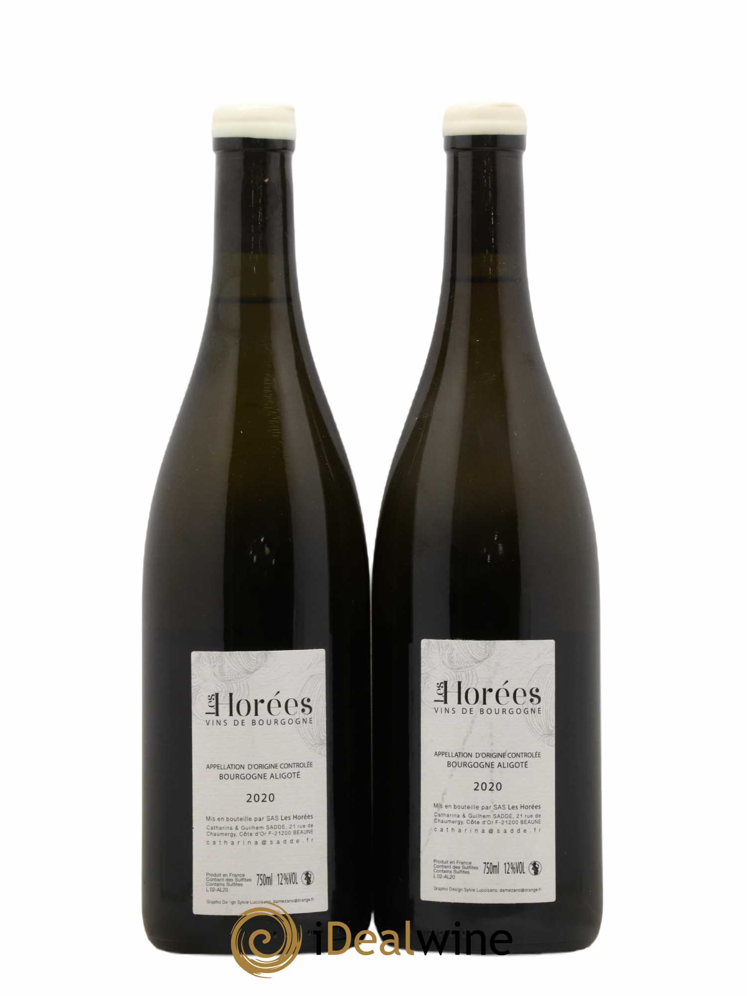 Bourgogne Aligoté En Coulezain Les Horées 2020 - Lot de 2 bouteilles - 1
