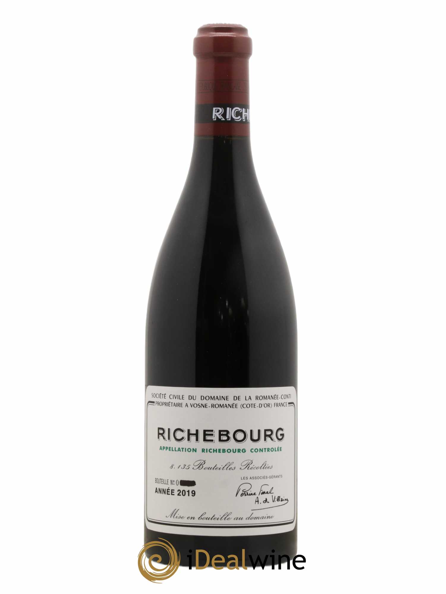 Richebourg Grand Cru Domaine de la Romanée-Conti (no reserve) 2019 - Lot of 1 bottle - 0