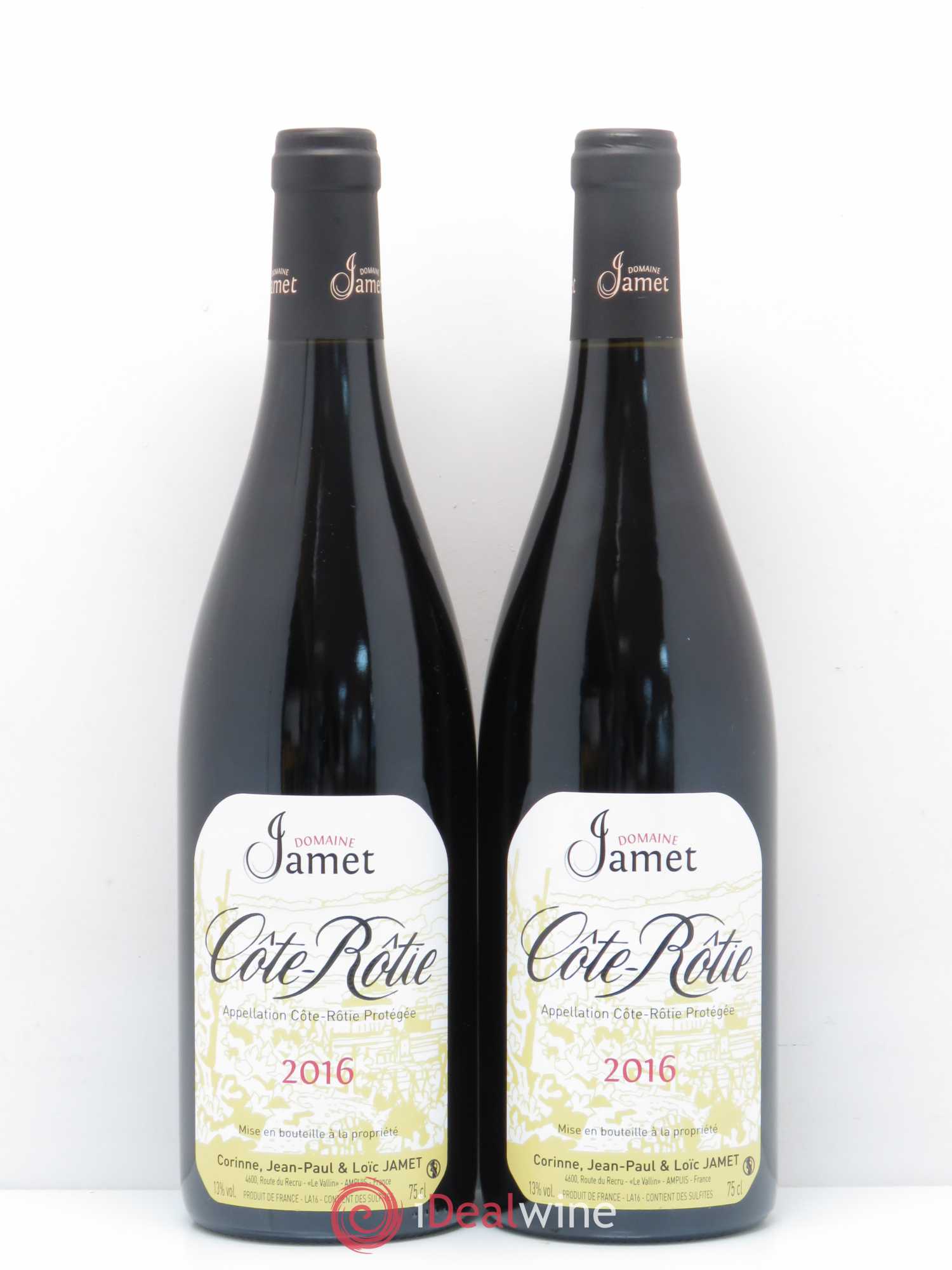 Côte-Rôtie Jamet (Domaine) 2016 - Lot de 2 bouteilles - 0