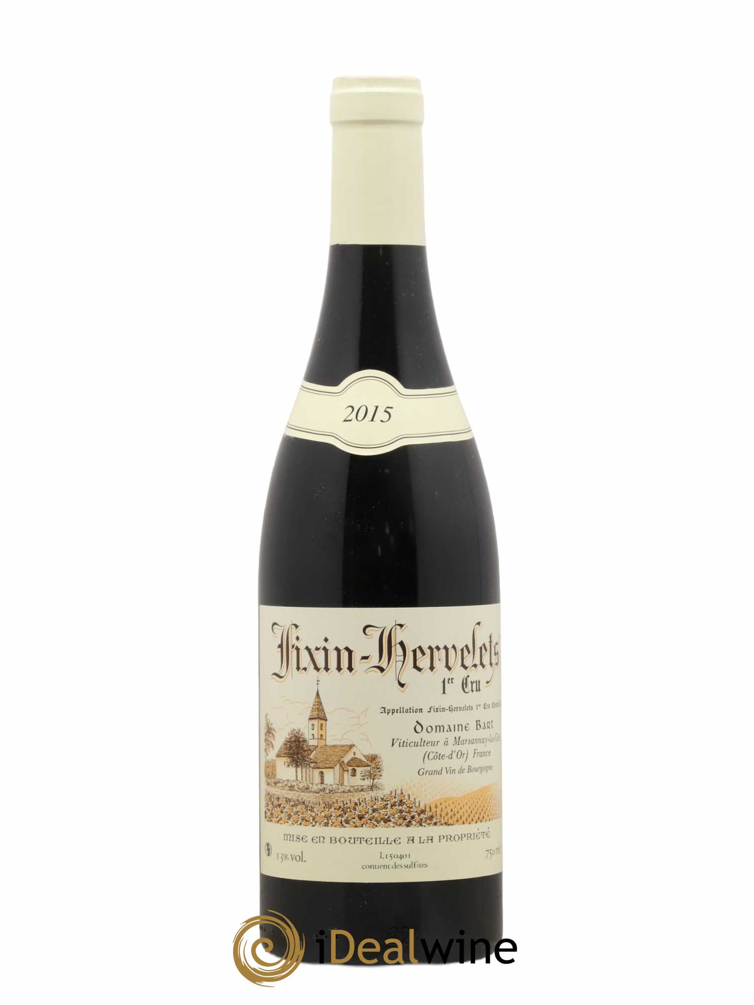 Fixin 1er Cru Hervelets Bart (Domaine) 2015 - Lot de 1 bouteille - 0