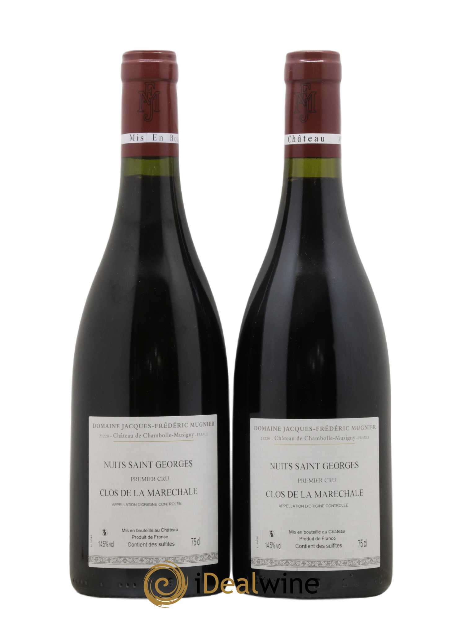 Nuits-Saint-Georges 1er Cru Clos de La Maréchale Jacques-Frédéric Mugnier 2020 - Lot de 2 bouteilles - 1