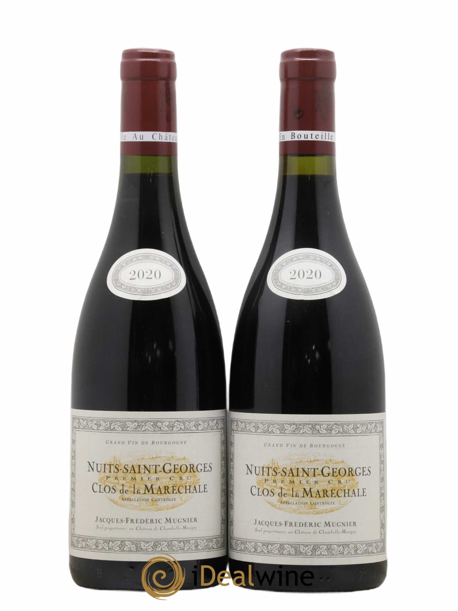 Nuits-Saint-Georges 1er Cru Clos de La Maréchale Jacques-Frédéric Mugnier 2020 - Lot de 2 bouteilles - 0
