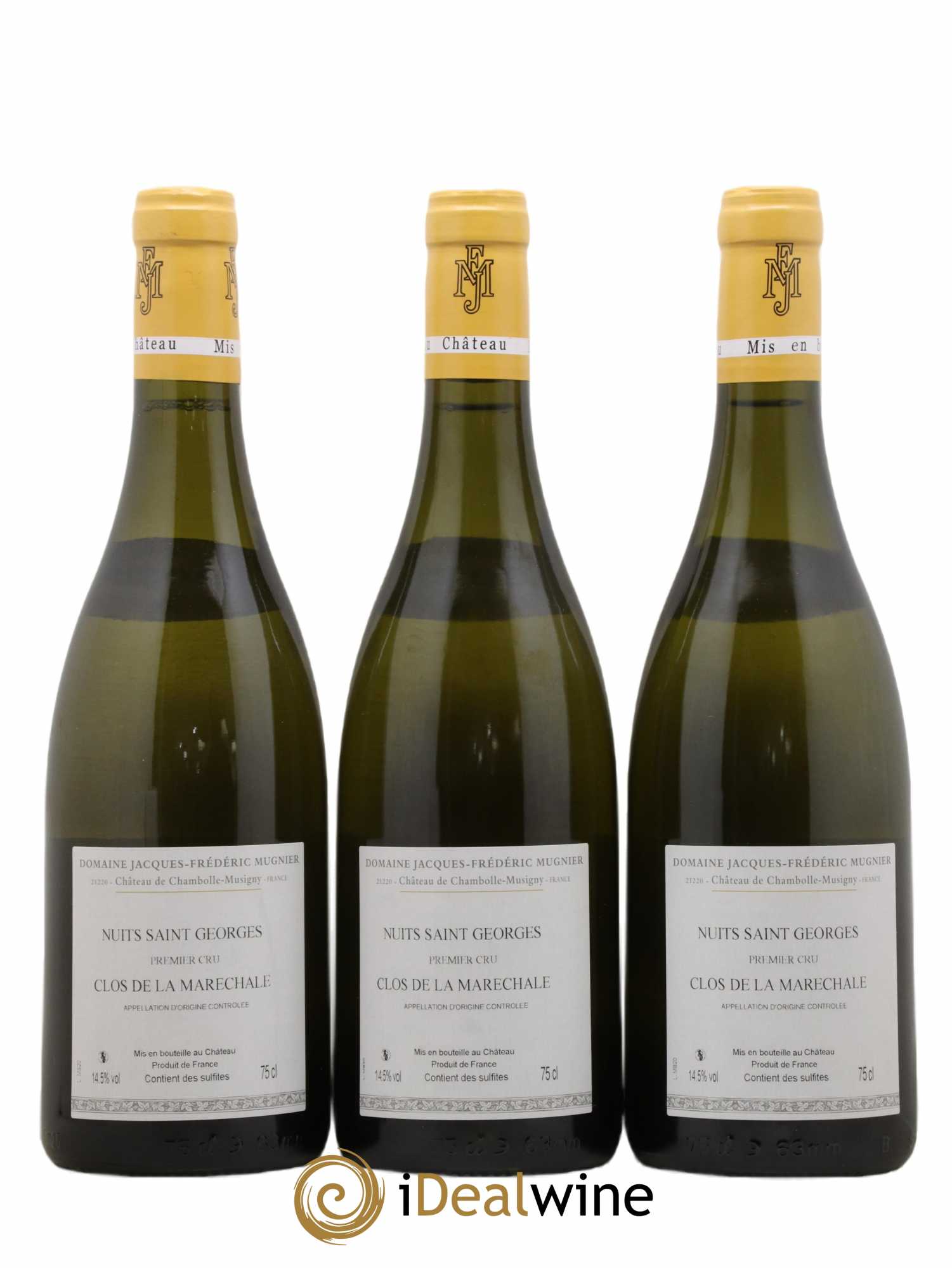Nuits-Saint-Georges 1er Cru Clos de La Maréchale Jacques-Frédéric Mugnier 2020 - Lot de 3 bouteilles - 1