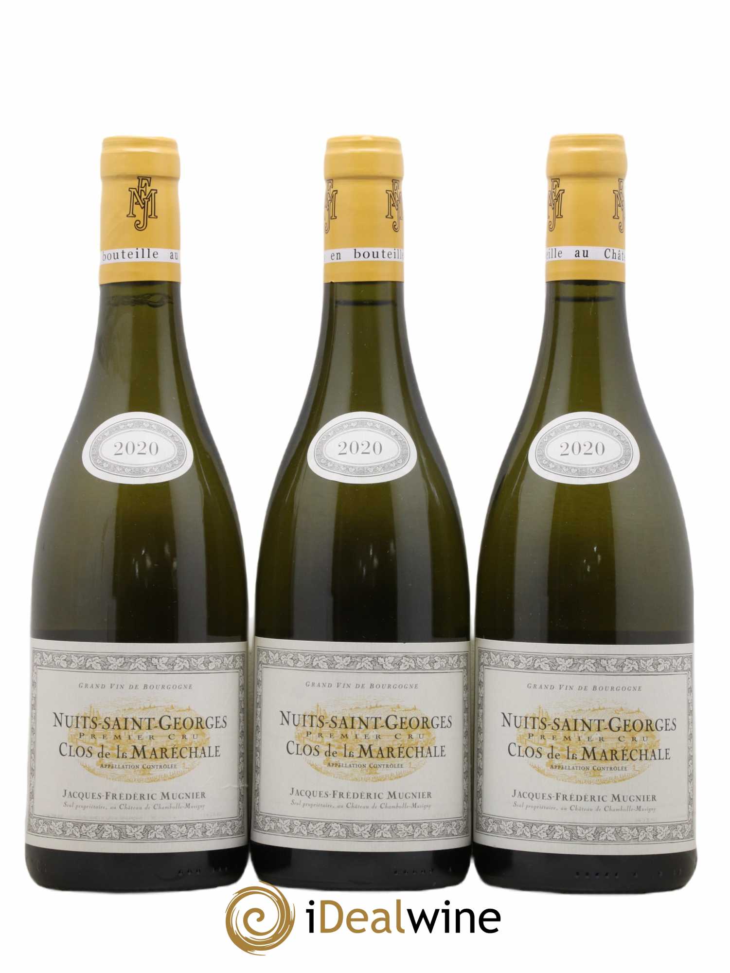 Nuits-Saint-Georges 1er Cru Clos de La Maréchale Jacques-Frédéric Mugnier 2020 - Lot de 3 bouteilles - 0