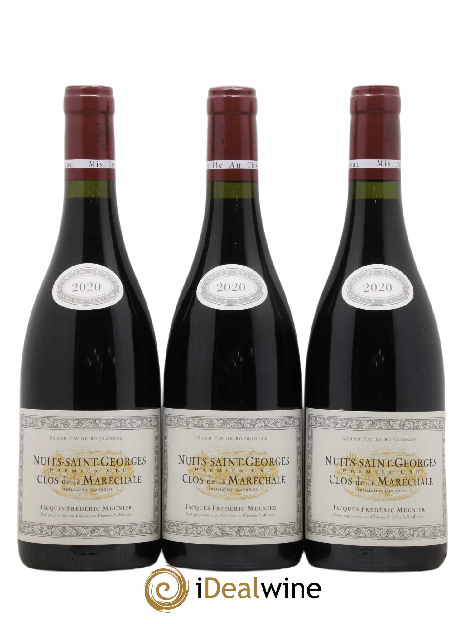 Nuits-Saint-Georges 1er Cru Clos de La Maréchale Jacques-Frédéric Mugnier 2020 - Lot de 3 bouteilles - 0