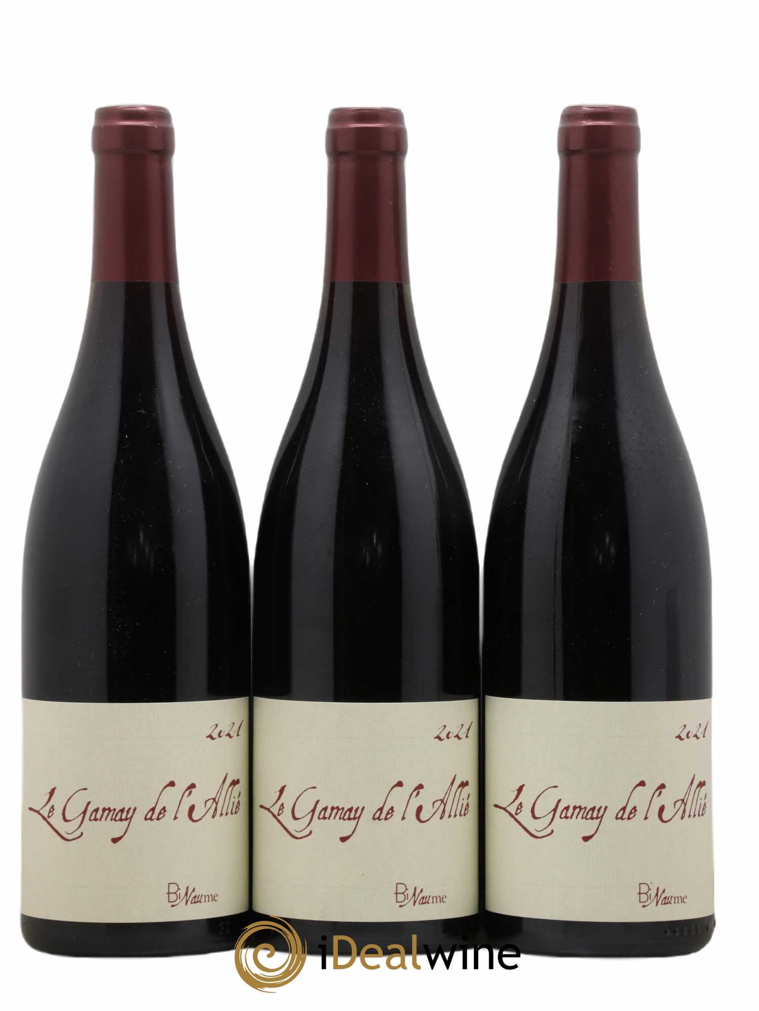 Vin de France Le Gamay de l'Allié Binaume Bizot-Naudin 2021 - Lot de 3 bouteilles - 0