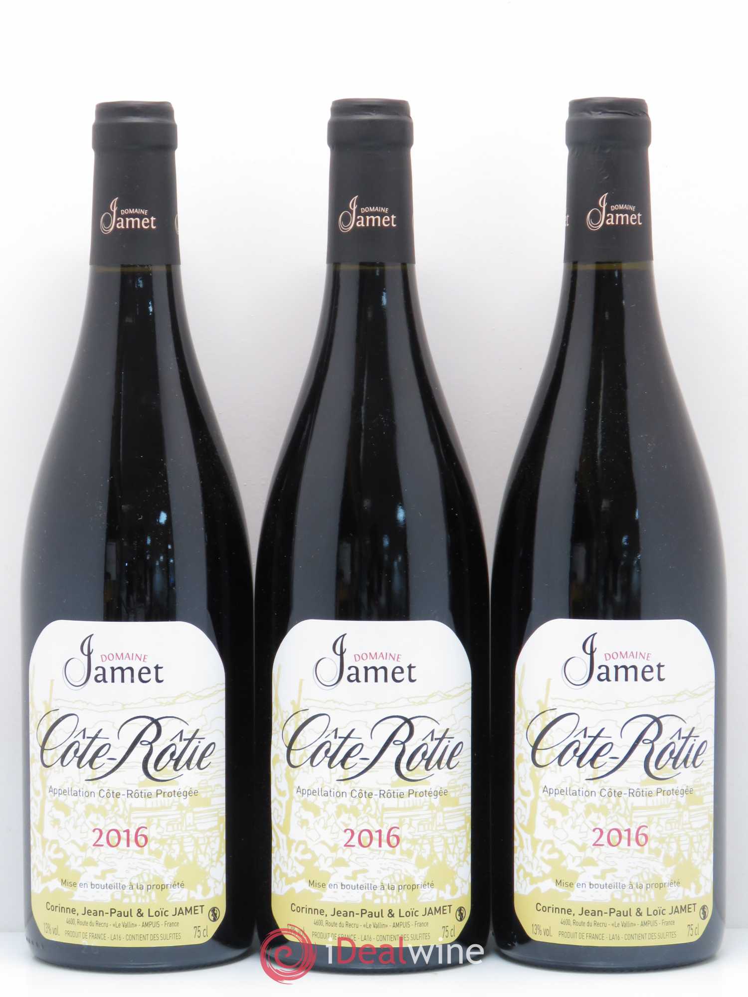 Côte-Rôtie Jamet (Domaine) 2016 - Lot de 6 bouteilles - 1