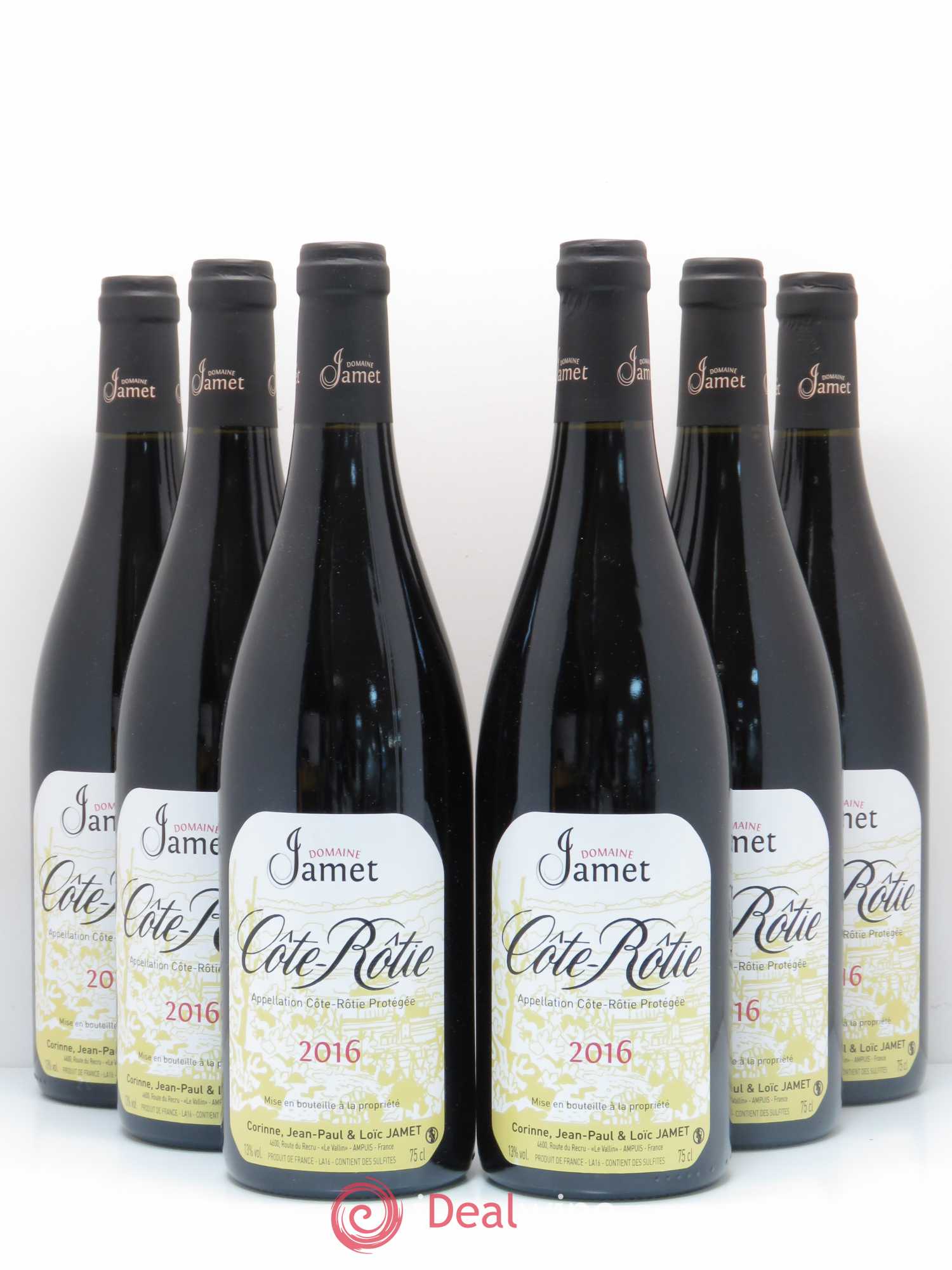 Côte-Rôtie Jamet (Domaine) 2016 - Lot de 6 bouteilles - 0