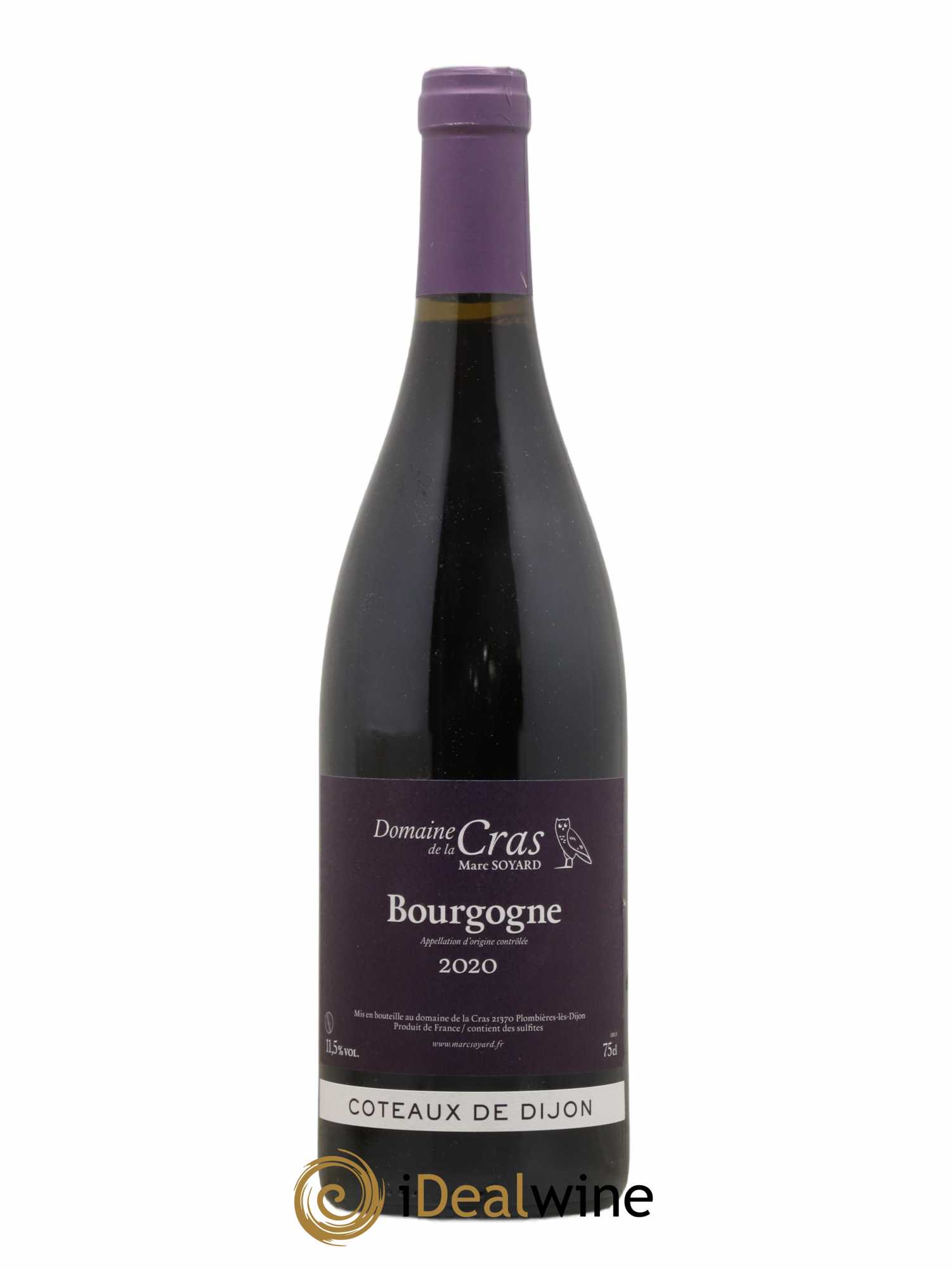 Bourgogne Domaine de la Cras - Marc Soyard 2020 - Lot de 1 bouteille - 0