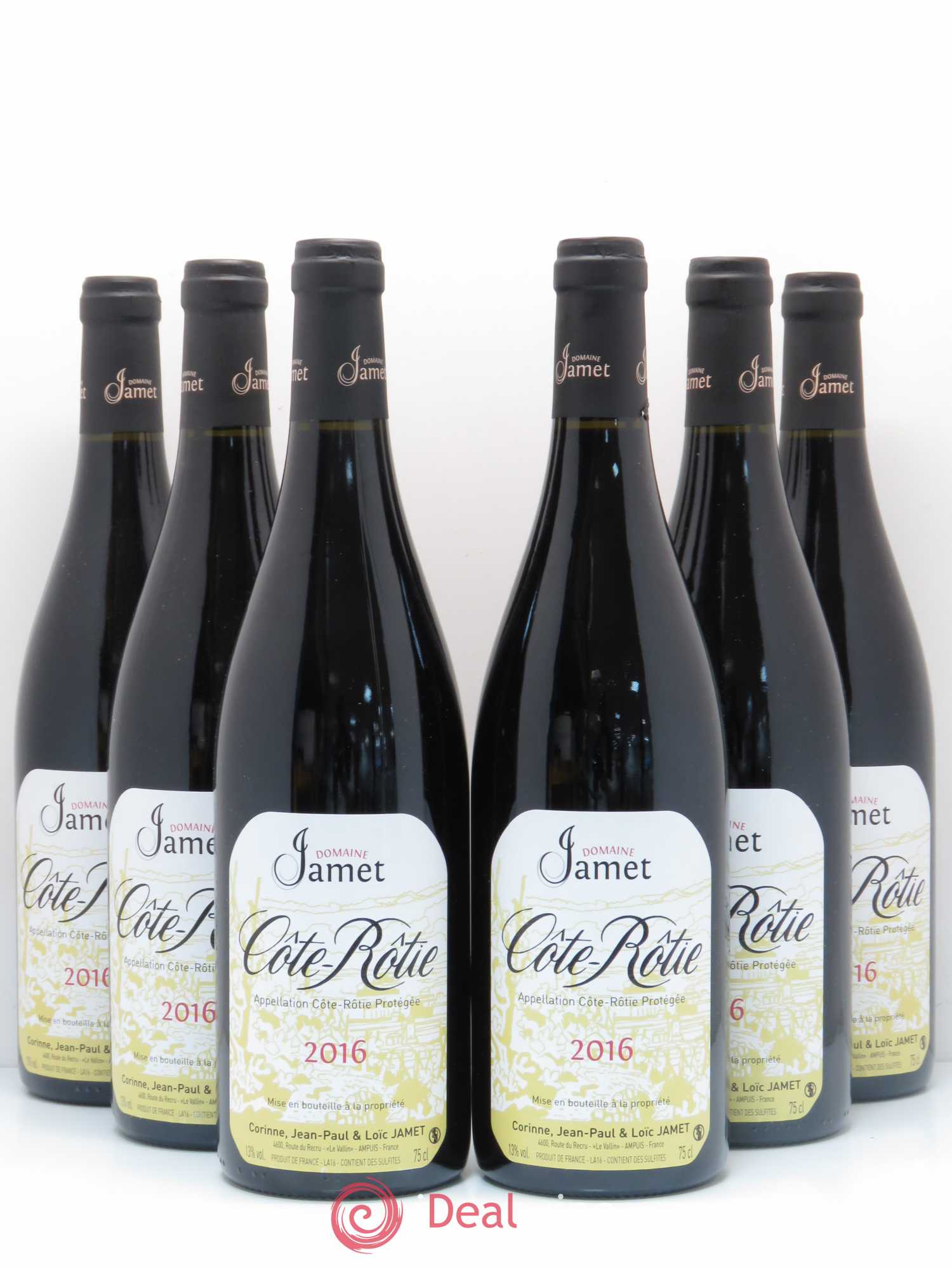 Côte-Rôtie Jamet (Domaine) 2016 - Lot de 6 bouteilles - 0