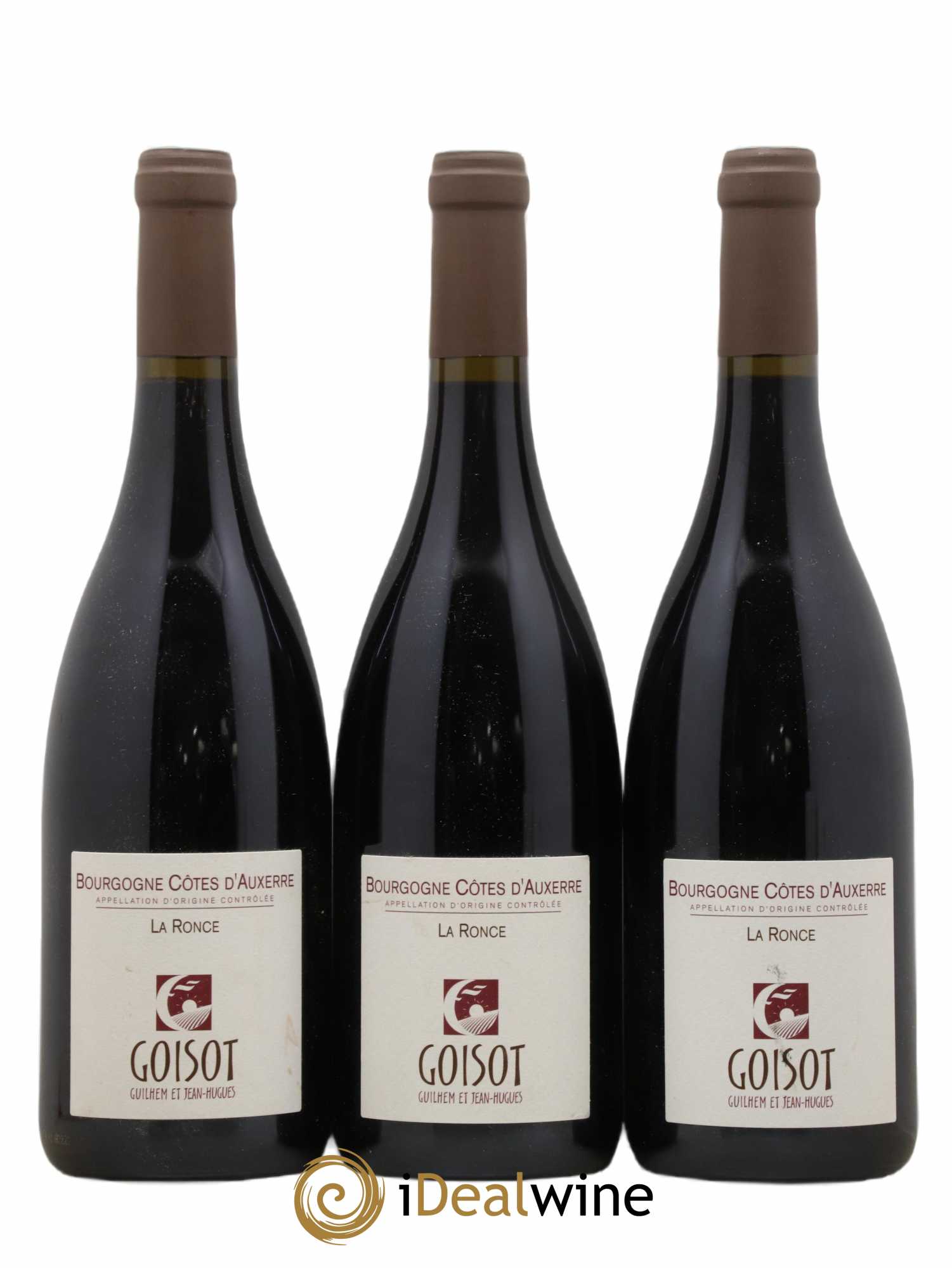 Bourgogne Côtes d'Auxerre La Ronce Goisot 2019 - Lot de 3 bouteilles - 0