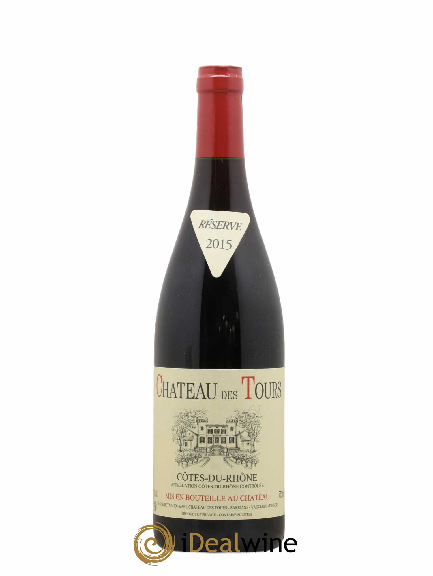 Côtes-du-Rhône Château des Tours Emmanuel Reynaud 2015 - Lot de 1 bouteille - 0