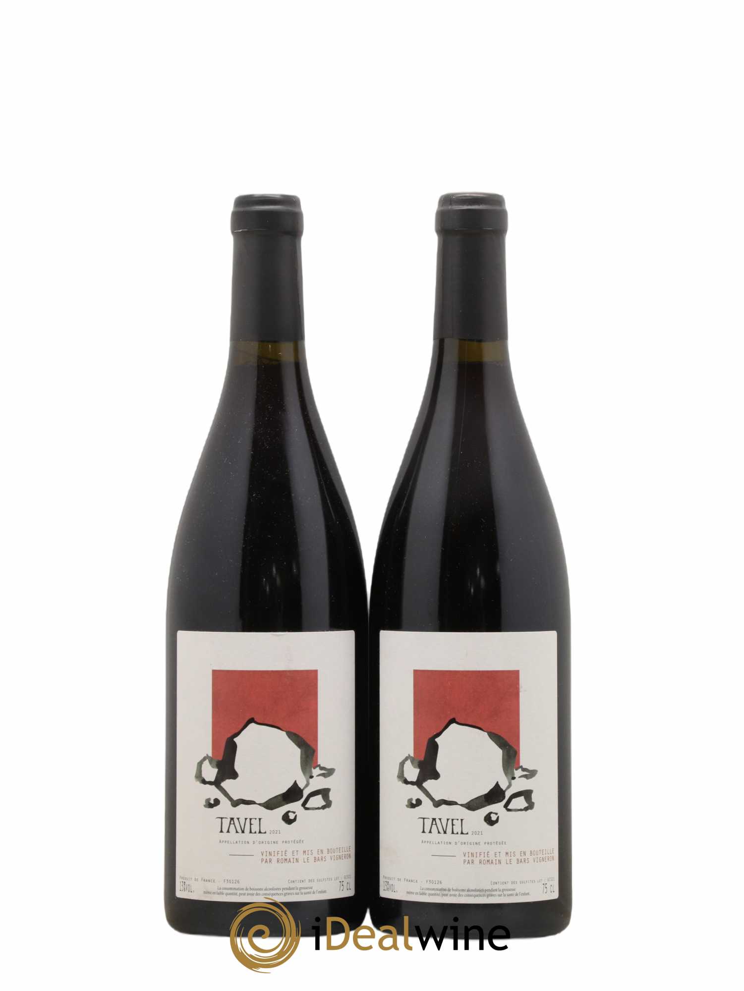 Tavel Romain Le Bars 2021 - Lot de 2 bouteilles - 0