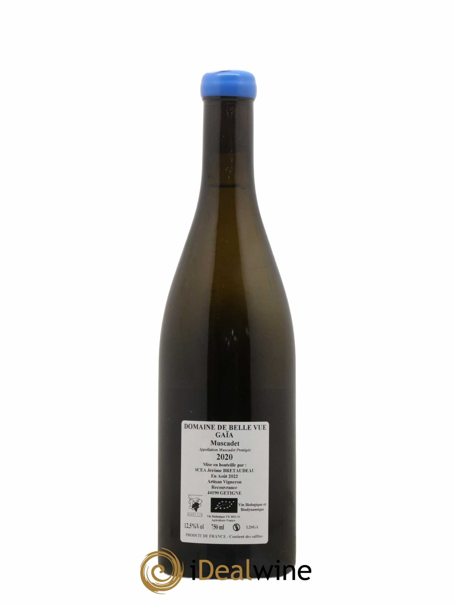 Muscadet-Sèvre-et-Maine Gaia Jérôme Bretaudeau - Domaine de Bellevue  (no reserve) 2020 - Lot of 1 bottle - 1