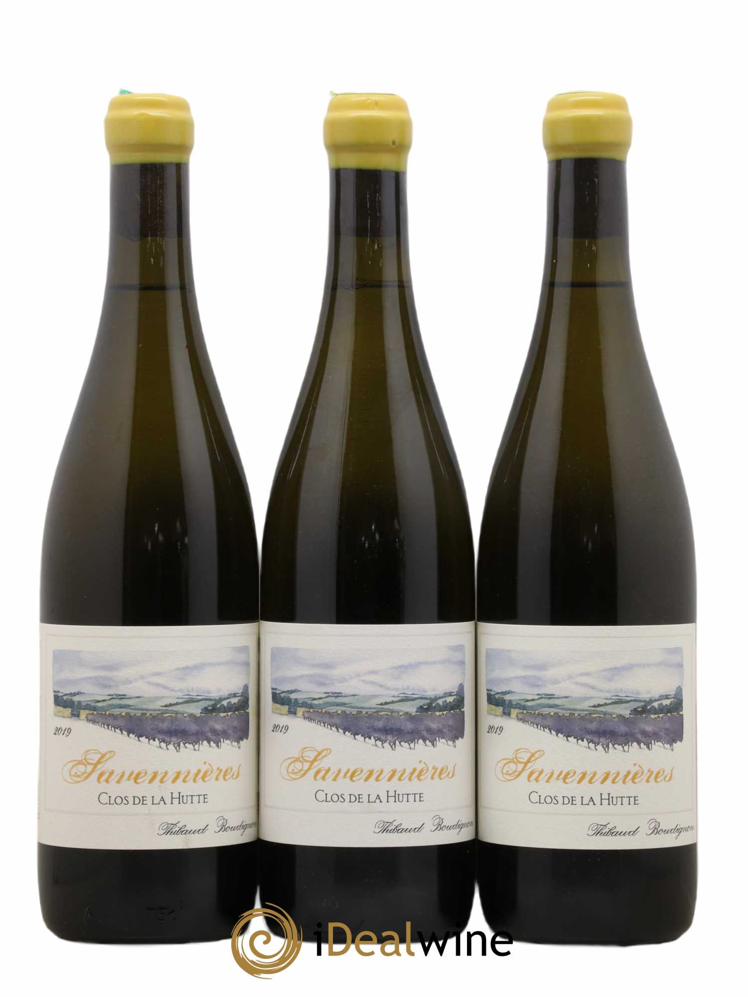 Savennières Clos de la Hutte Thibaud Boudignon 2019 - Lot de 3 bouteilles - 0