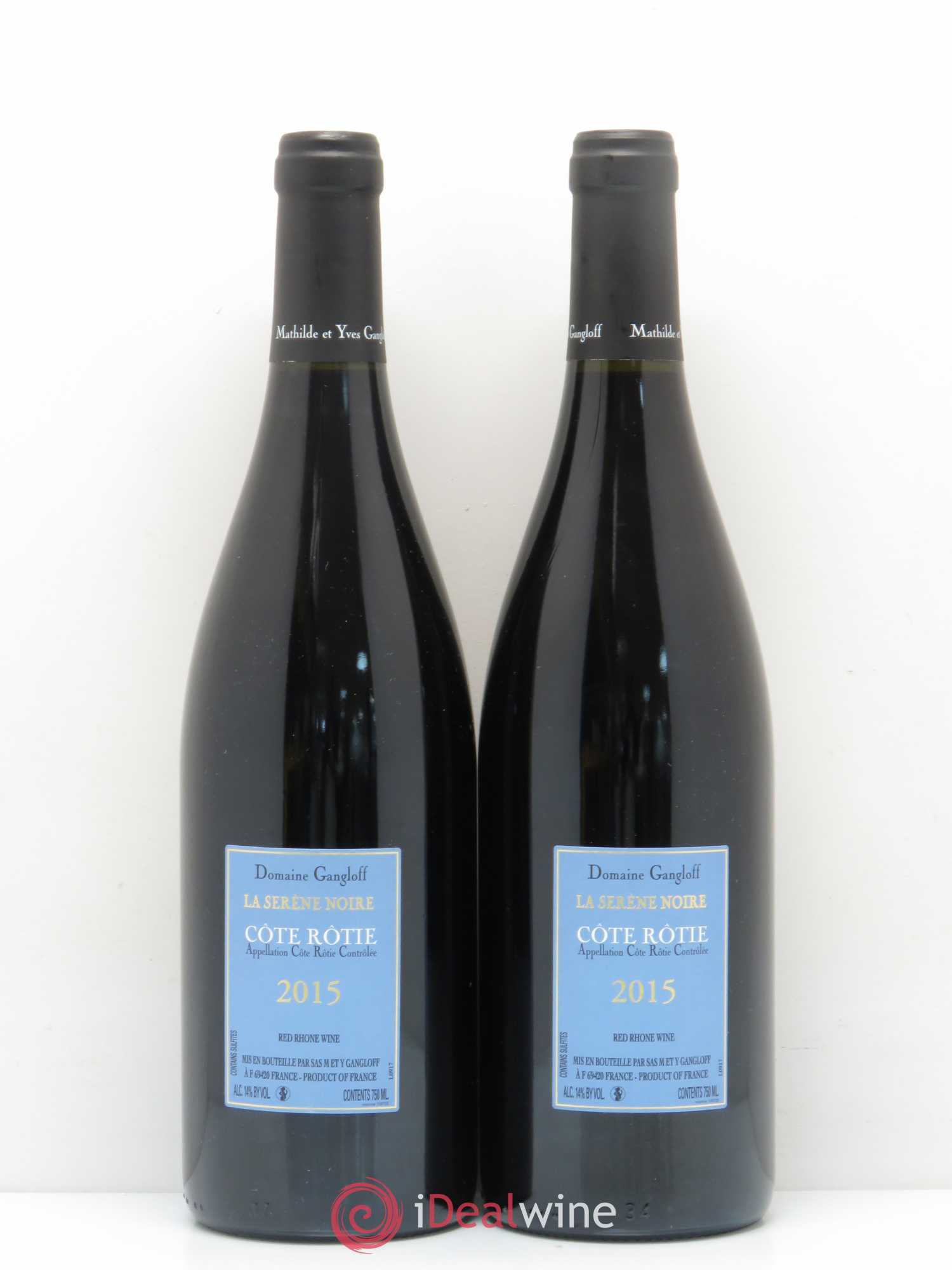 Côte-Rôtie La Sereine Noire Gangloff (Domaine) 2015 - Lot de 2 bouteilles - 1