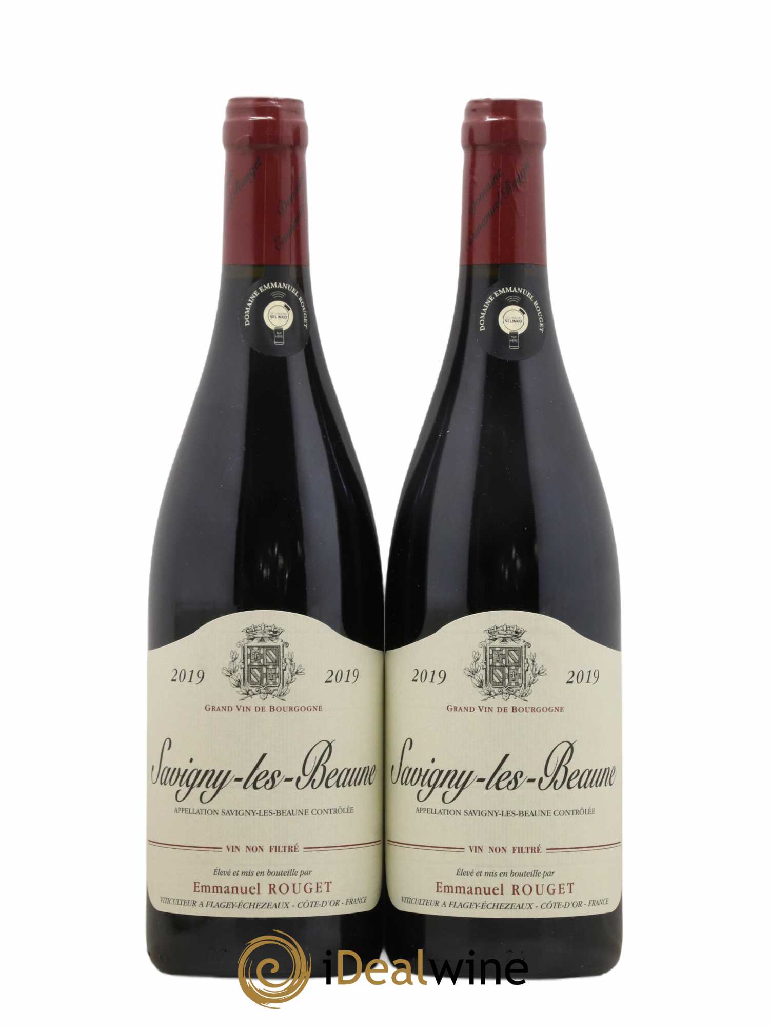 Savigny-lès-Beaune Emmanuel Rouget (sans prix de réserve) 2019 - Lot de 2 bouteilles - 0