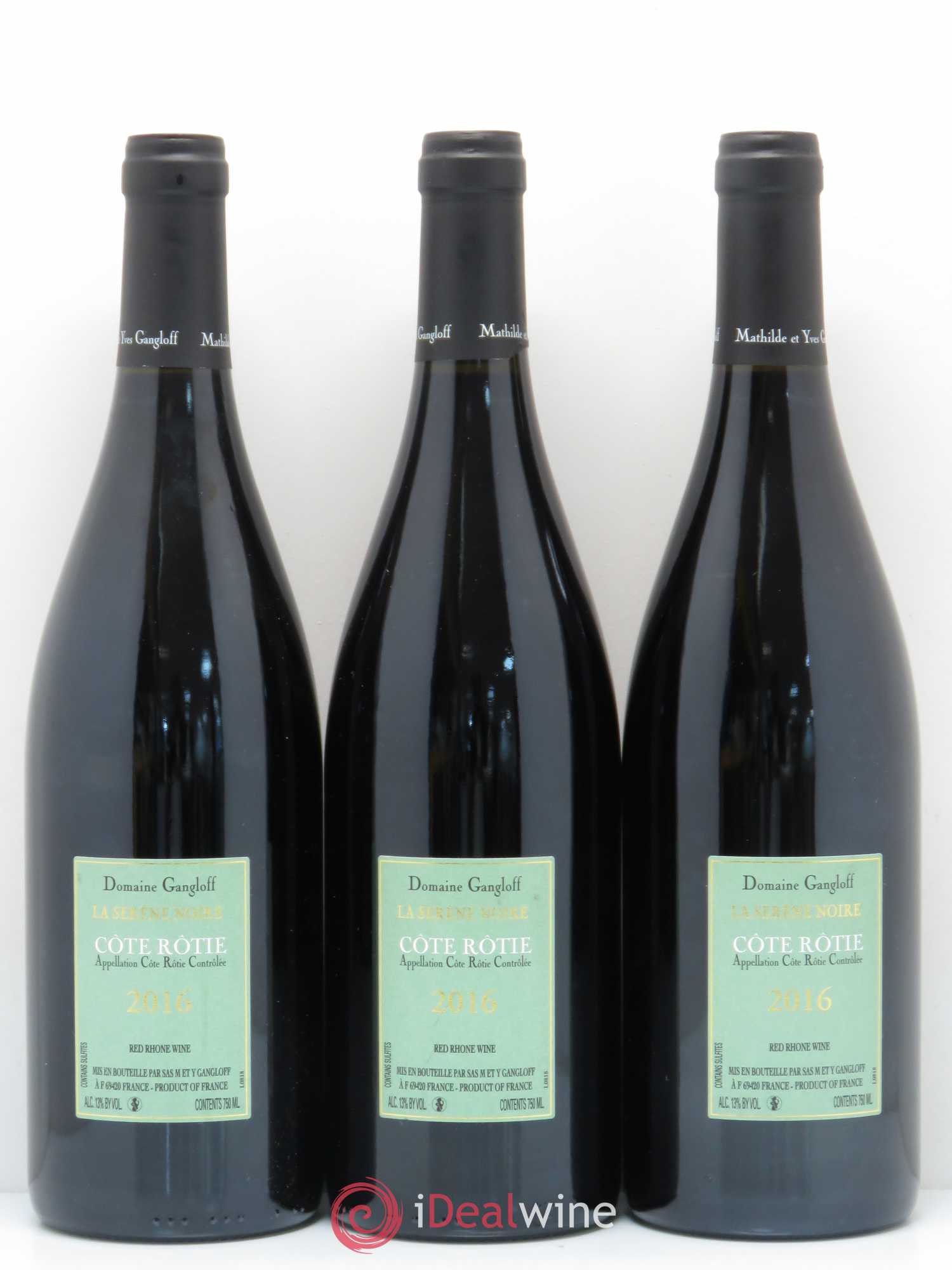 Côte-Rôtie La Sereine Noire Gangloff (Domaine)  (sans prix de réserve) 2016 - Lot de 6 bouteilles - 2