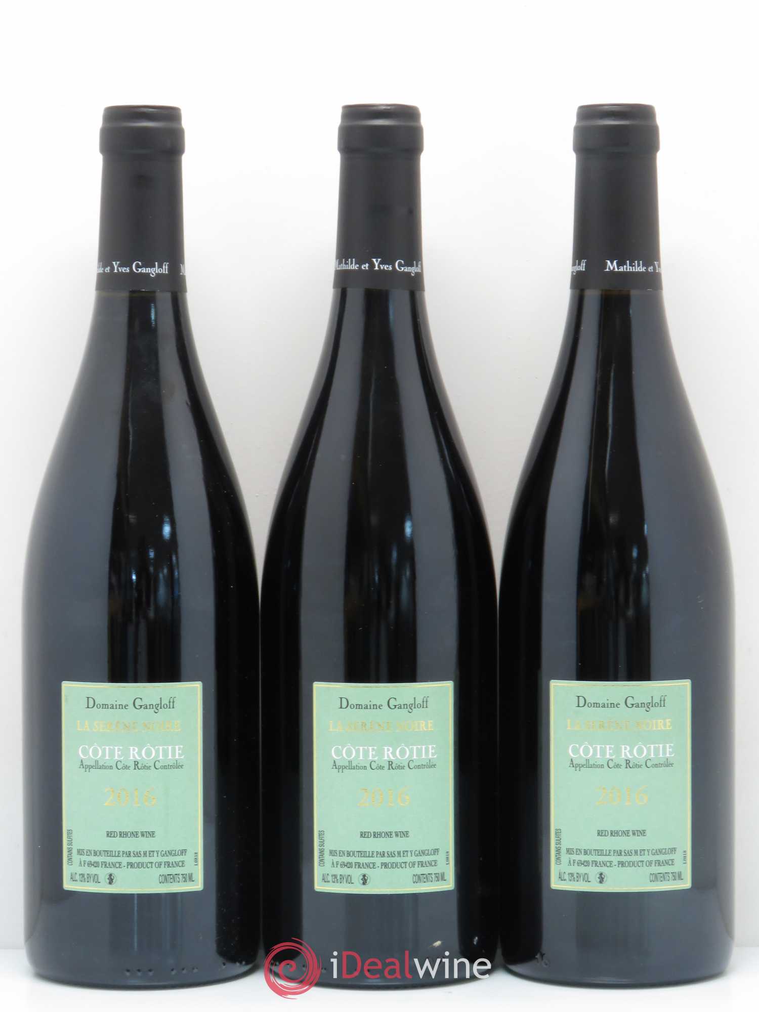 Côte-Rôtie La Sereine Noire Gangloff (Domaine)  (sans prix de réserve) 2016 - Lot de 6 bouteilles - 2
