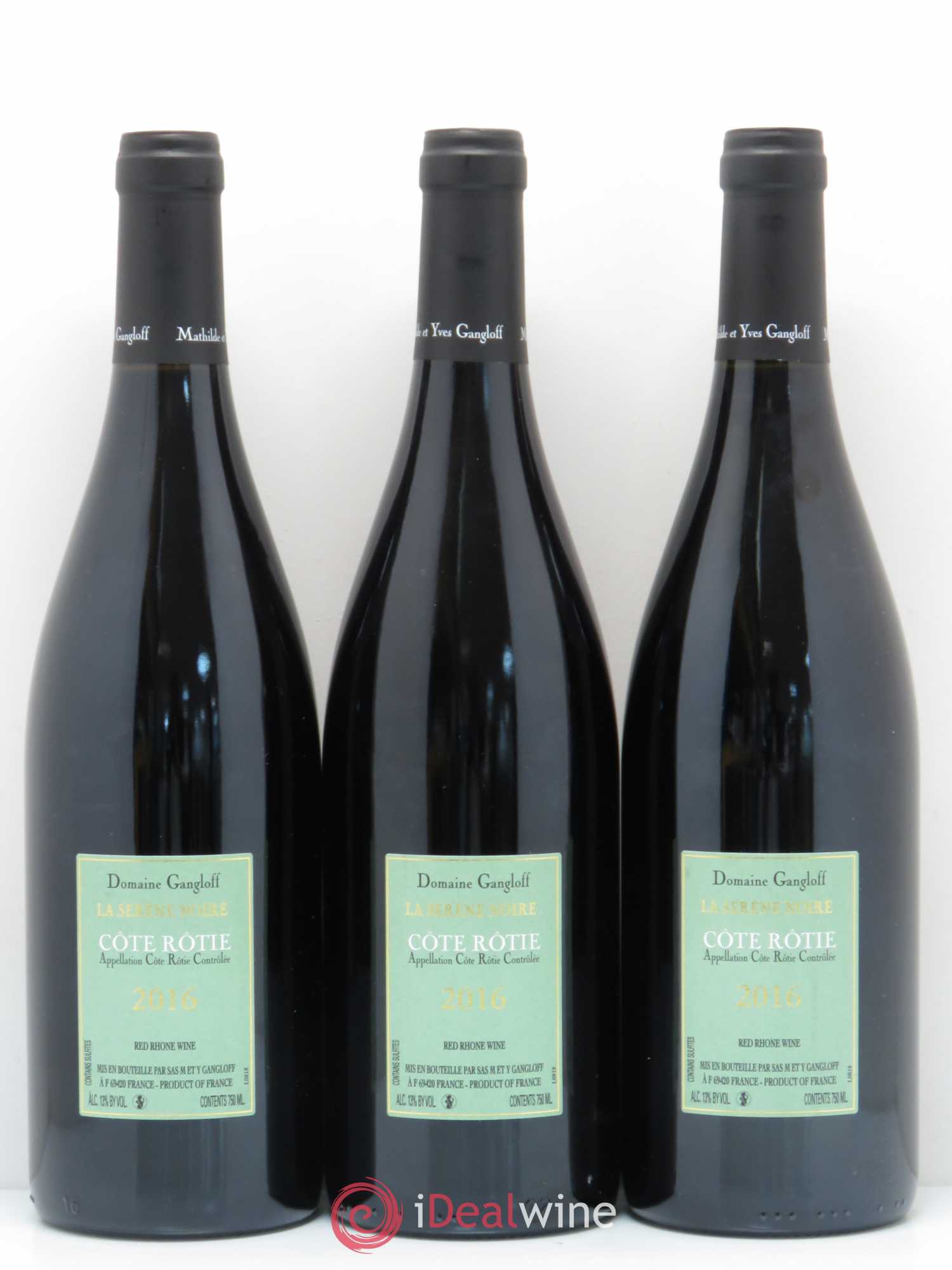 Côte-Rôtie La Sereine Noire Gangloff (Domaine)  (sans prix de réserve) 2016 - Lot de 6 bouteilles - 4