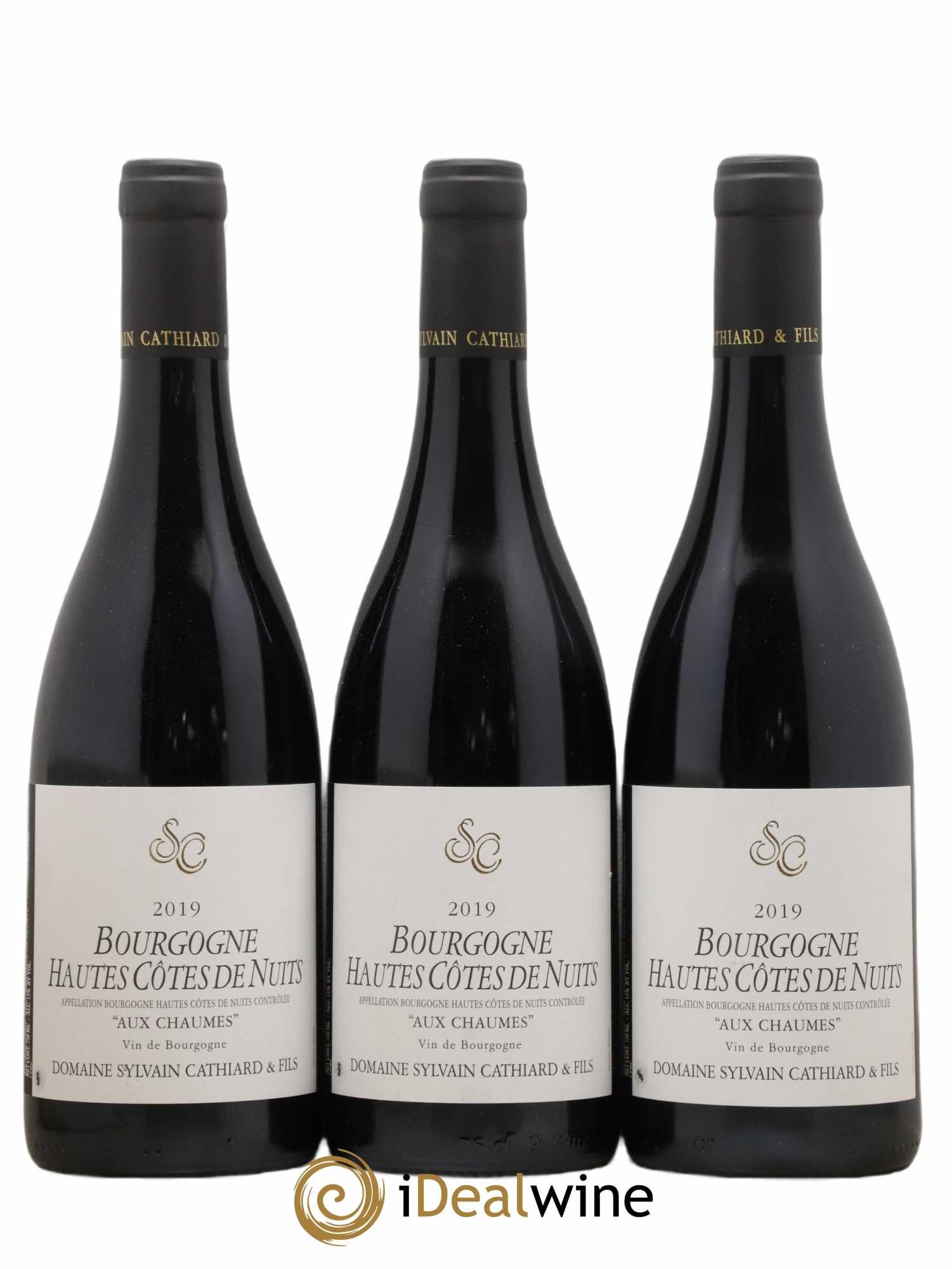 Hautes-Côtes de Nuits Aux Chaumes Sylvain Cathiard & Fils (sans prix de réserve) 2019 - Lot de 3 bouteilles - 0
