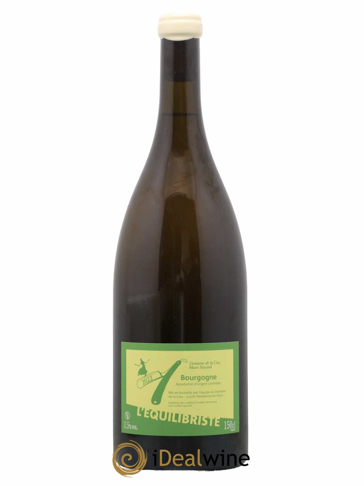 Bourgogne L'Equilibriste Domaine de la Cras - Marc Soyard 2022 - Lot de 1 magnum - 0