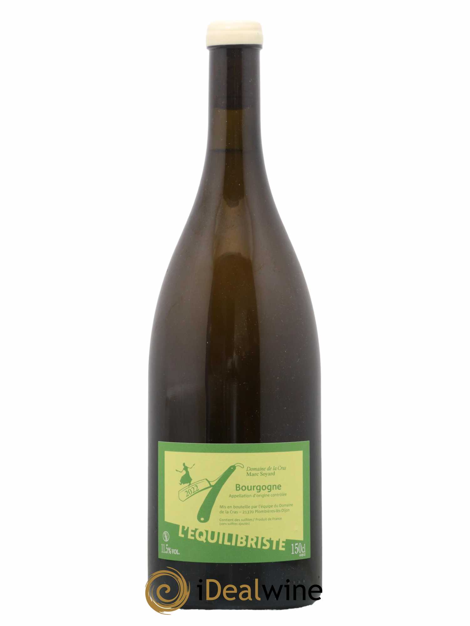 Bourgogne L'Equilibriste Domaine de la Cras - Marc Soyard 2022 - Lot de 1 magnum - 0