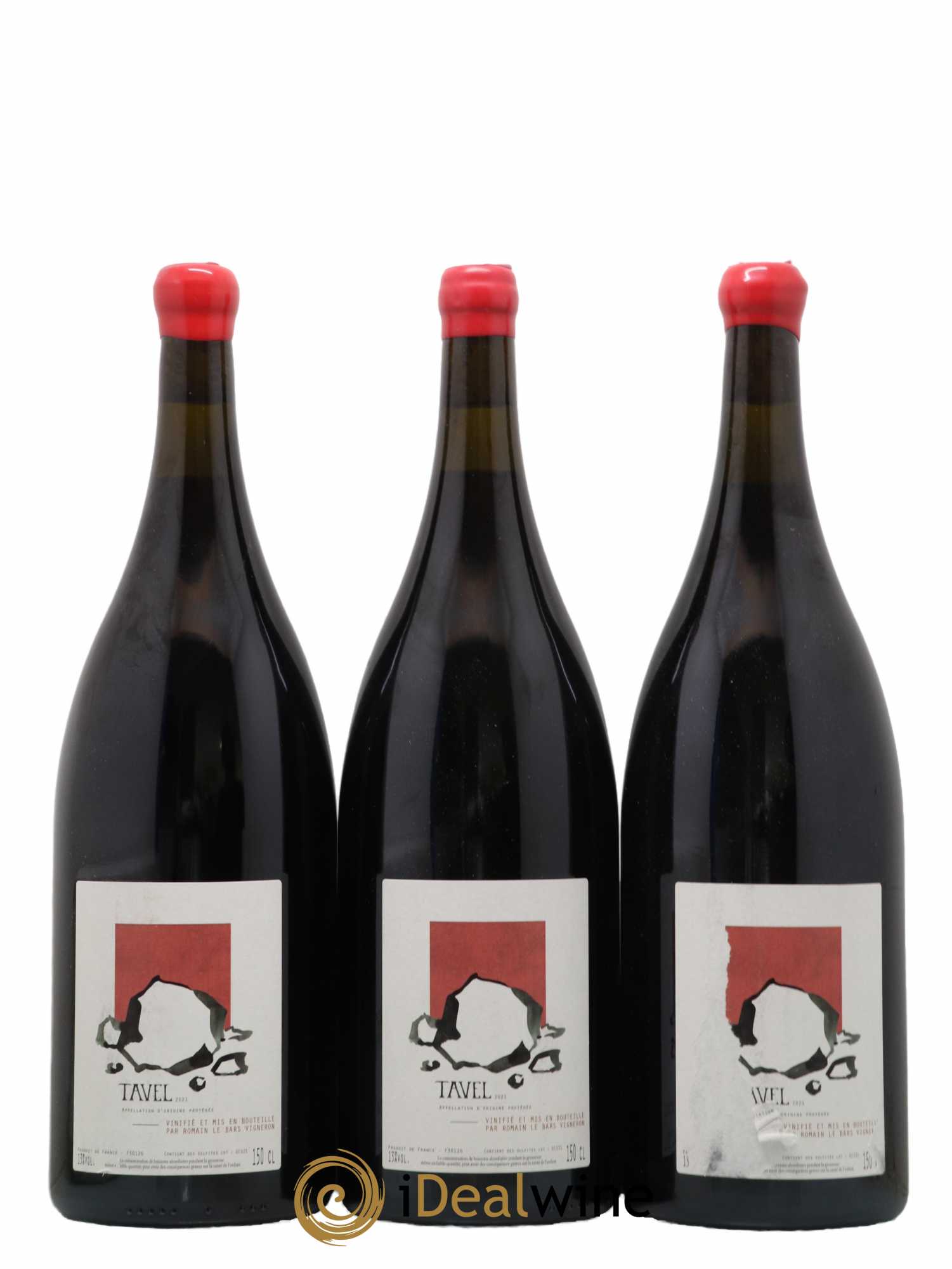 Tavel Romain Le Bars 2021 - Lot de 3 magnums - 0