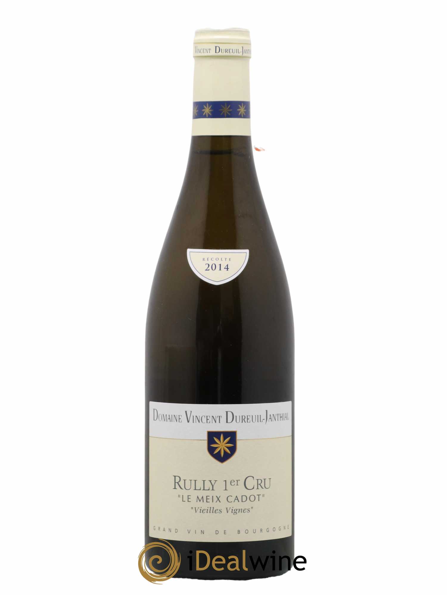 Rully 1er Cru Le Meix Cadot Vieilles Vignes Vincent Dureuil-Janthial 2014 - Lot de 1 bouteille - 0
