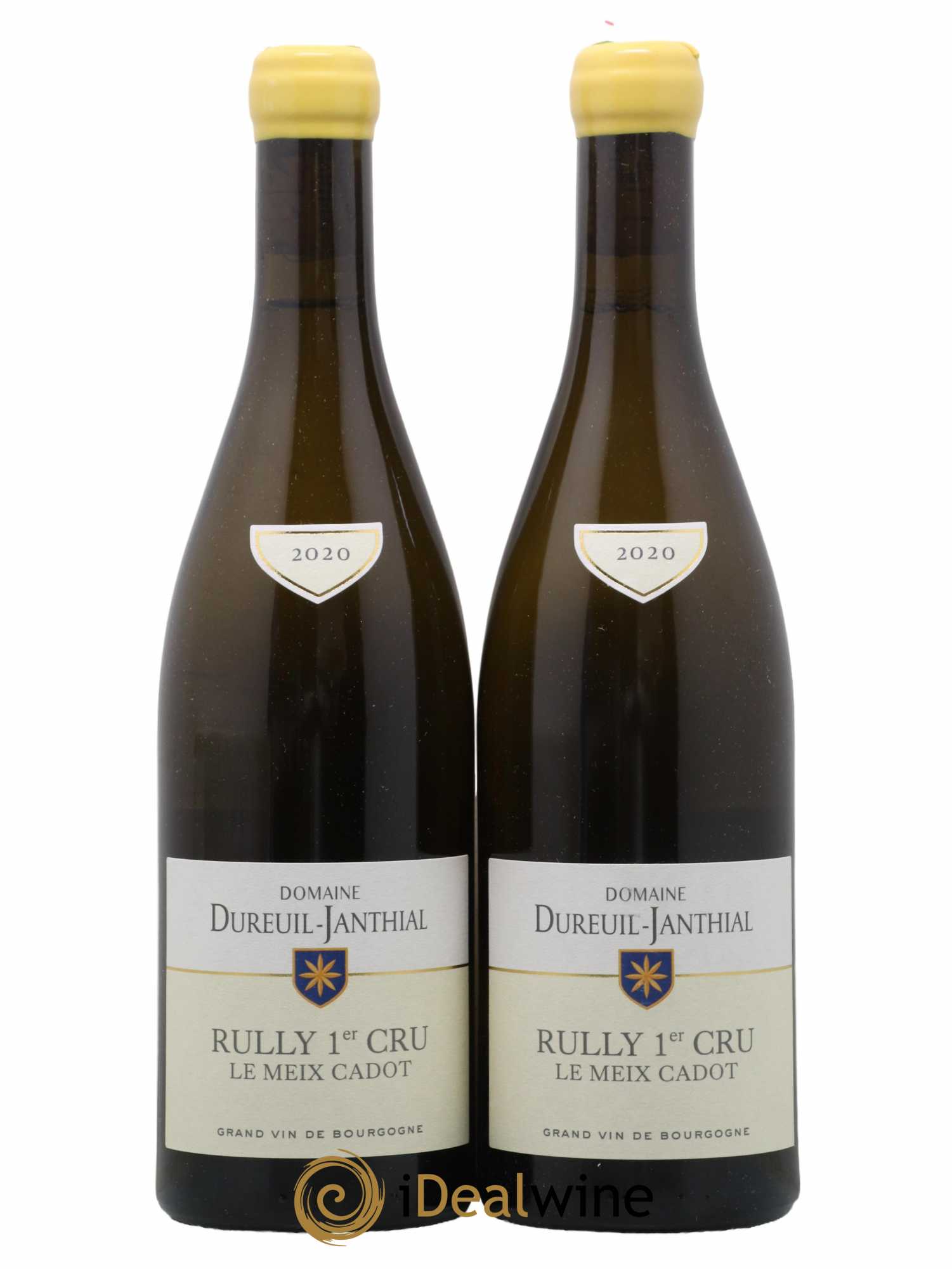 Rully 1er Cru Le Meix Cadot Vincent Dureuil-Janthial 2020 - Lot de 2 bouteilles - 0