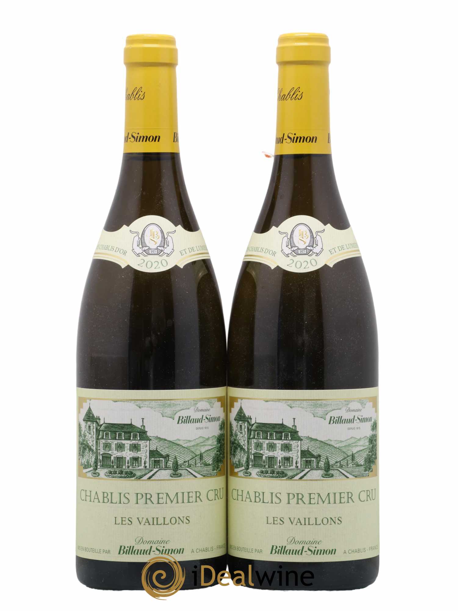 Chablis 1er Cru Les Vaillons Billaud-Simon (Domaine) 2020 - Lot de 2 bouteilles - 0