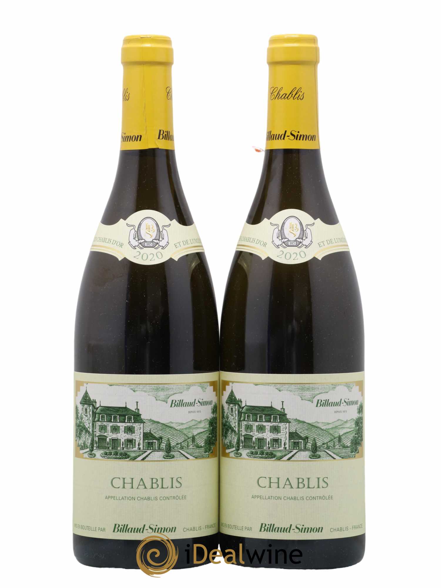 Chablis Billaud-Simon (Domaine) 2020 - Lot de 2 bouteilles - 0