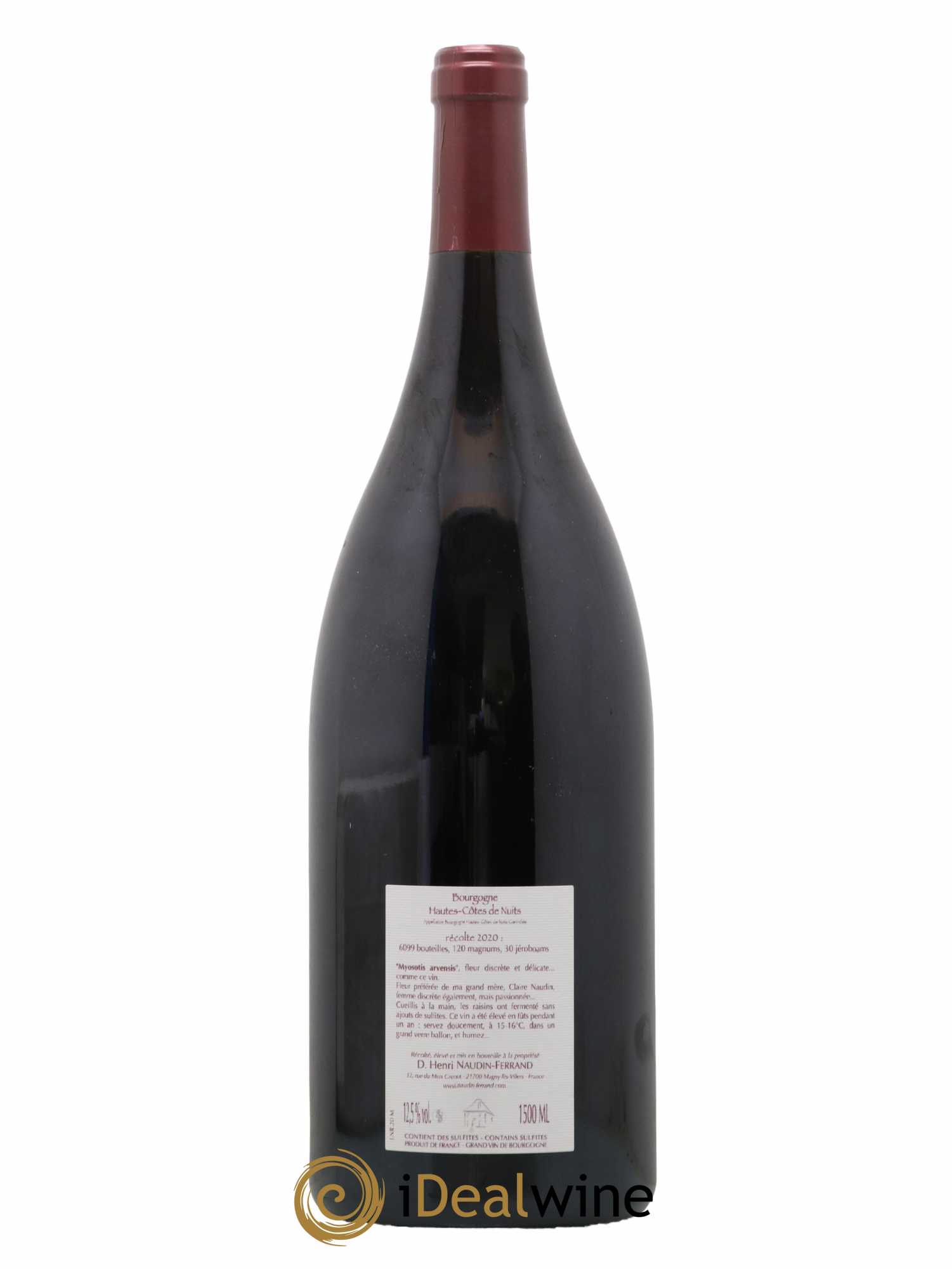 Hautes-Côtes de Nuits Myosotis Arvensis Naudin-Ferrand (Domaine) 2020 - Lot de 1 magnum - 1