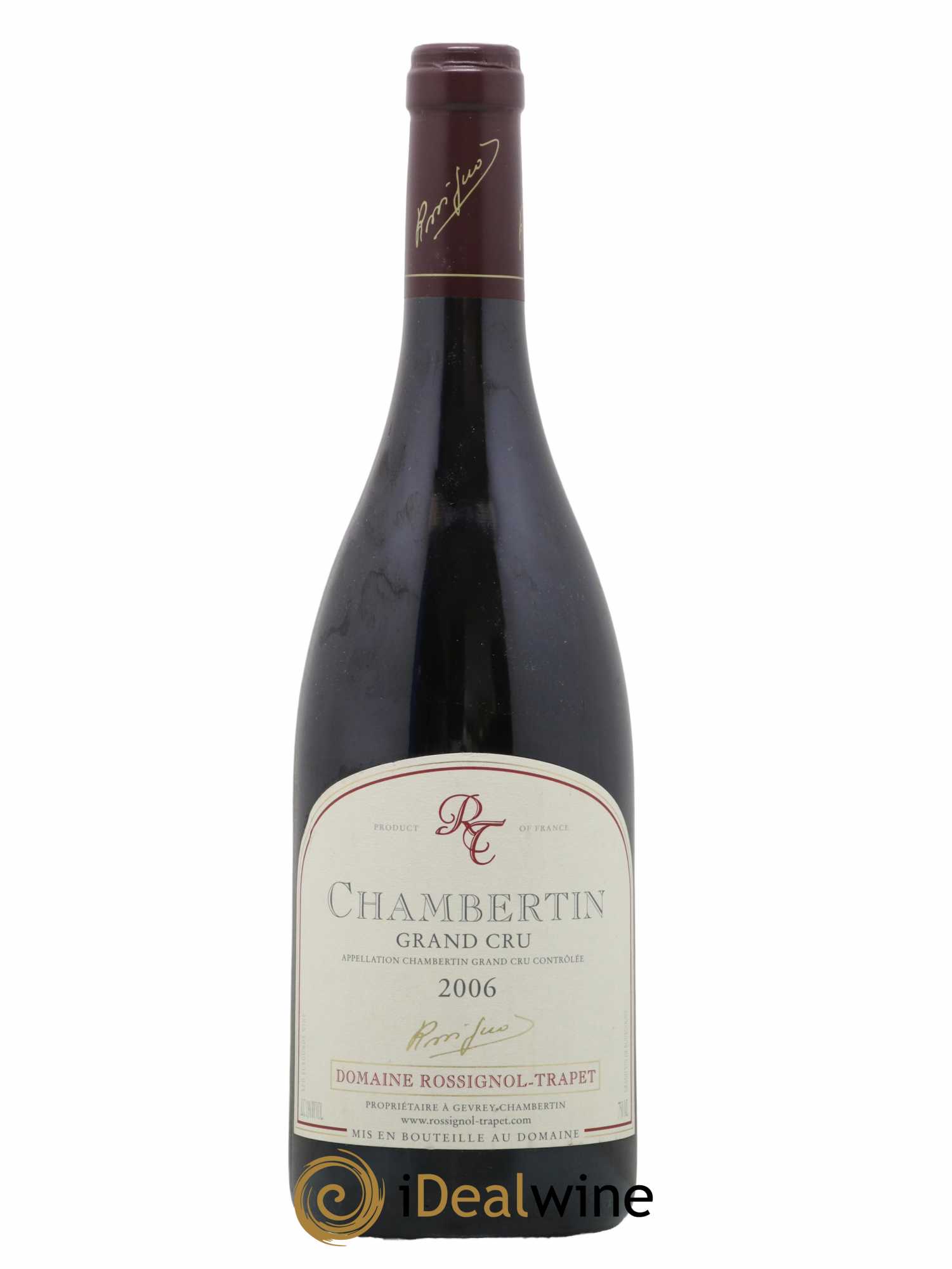 Chambertin Grand Cru Rossignol-Trapet (Domaine) 2006 - Lot de 1 bouteille - 0
