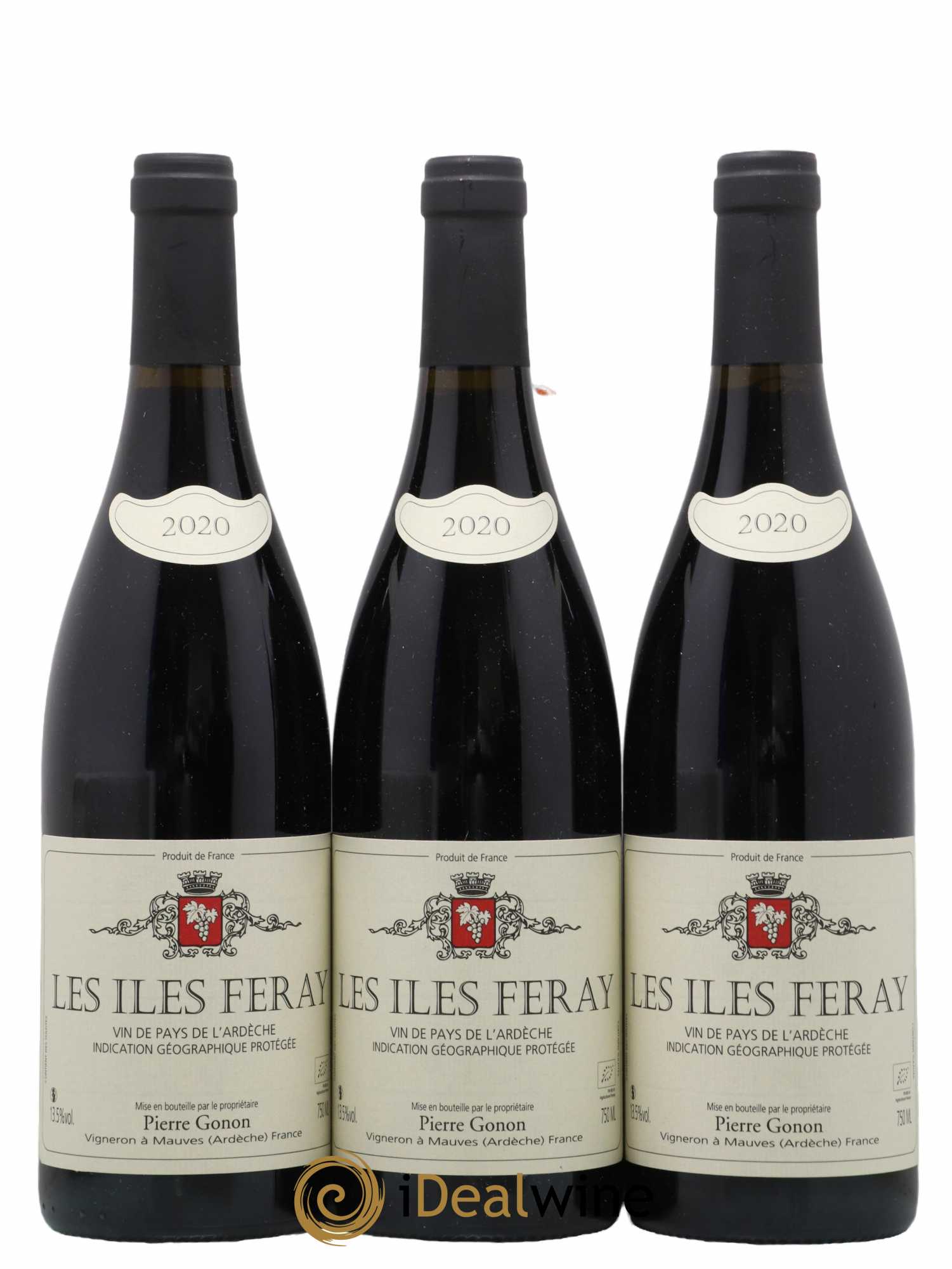 IGP Ardèche Les Iles Feray Gonon (Domaine) 2020 - Lot of 3 bottles - 0