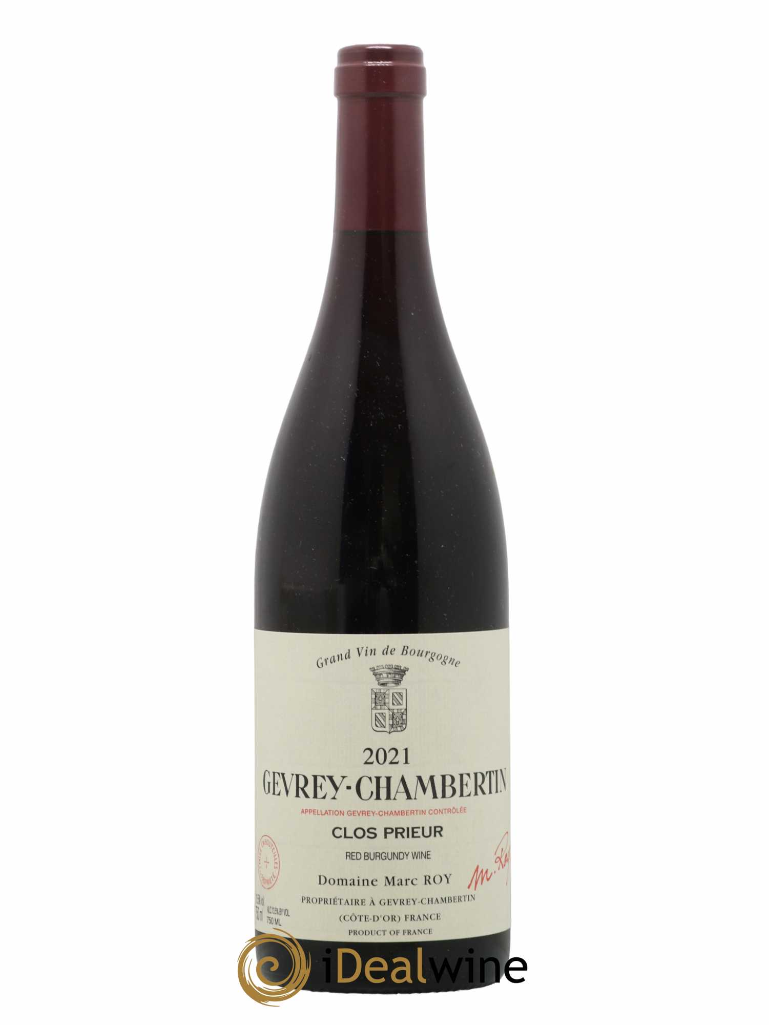 Gevrey-Chambertin Clos Prieur Marc Roy 2021 - Lot de 1 bouteille - 0