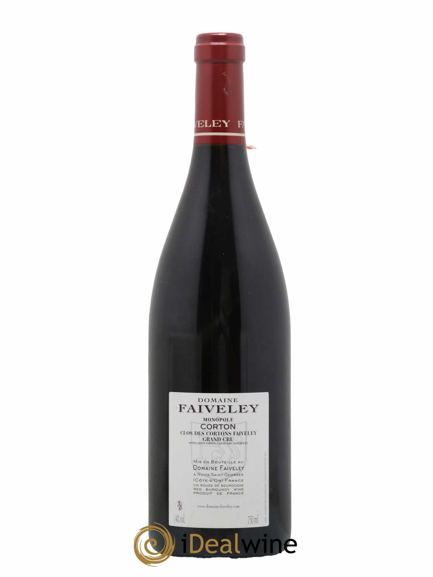 Corton Grand Cru Clos des Cortons Faiveley 2020 - Lot de 1 bouteille - 1