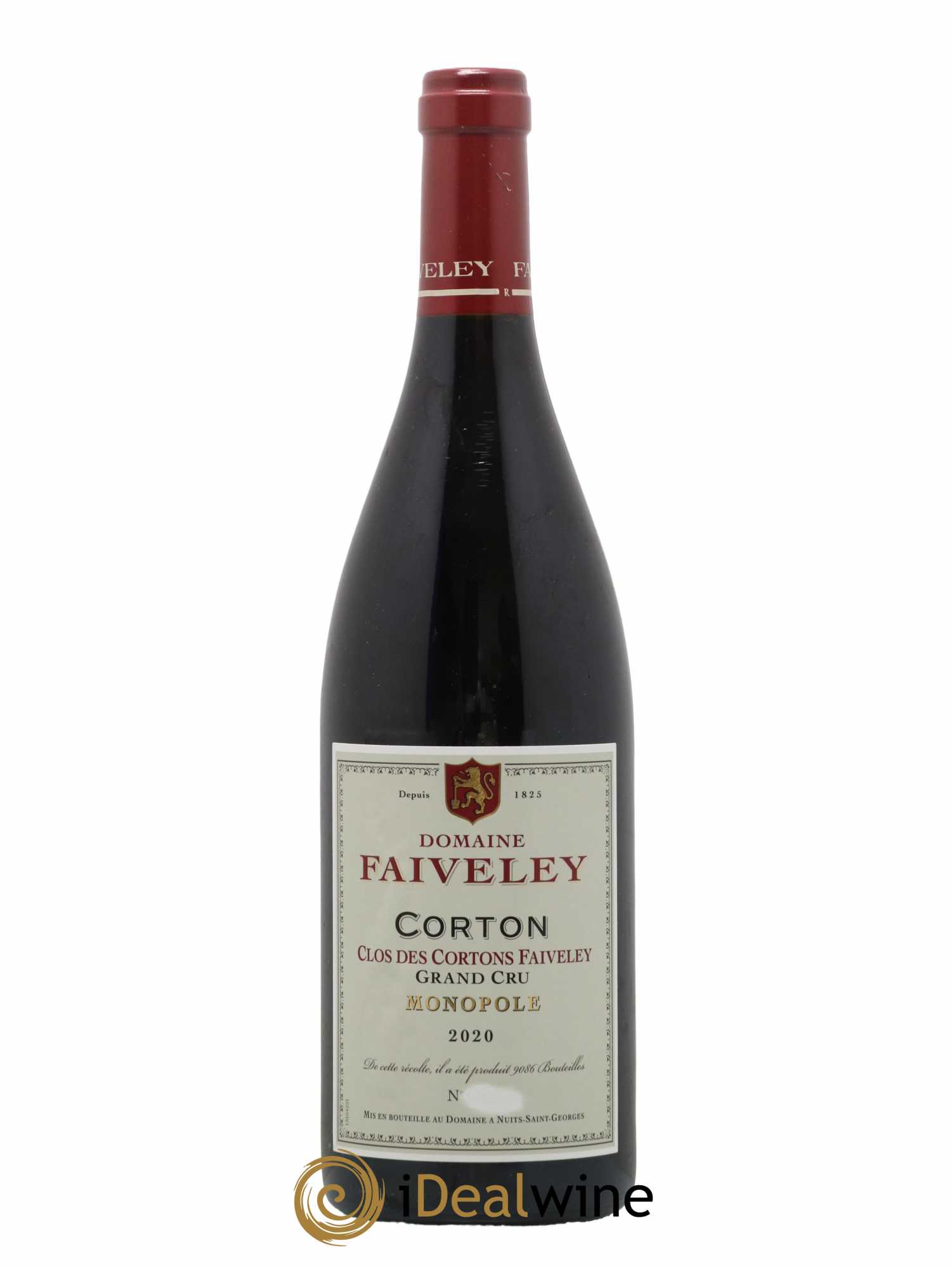 Corton Grand Cru Clos des Cortons Faiveley 2020 - Lot de 1 bouteille - 0