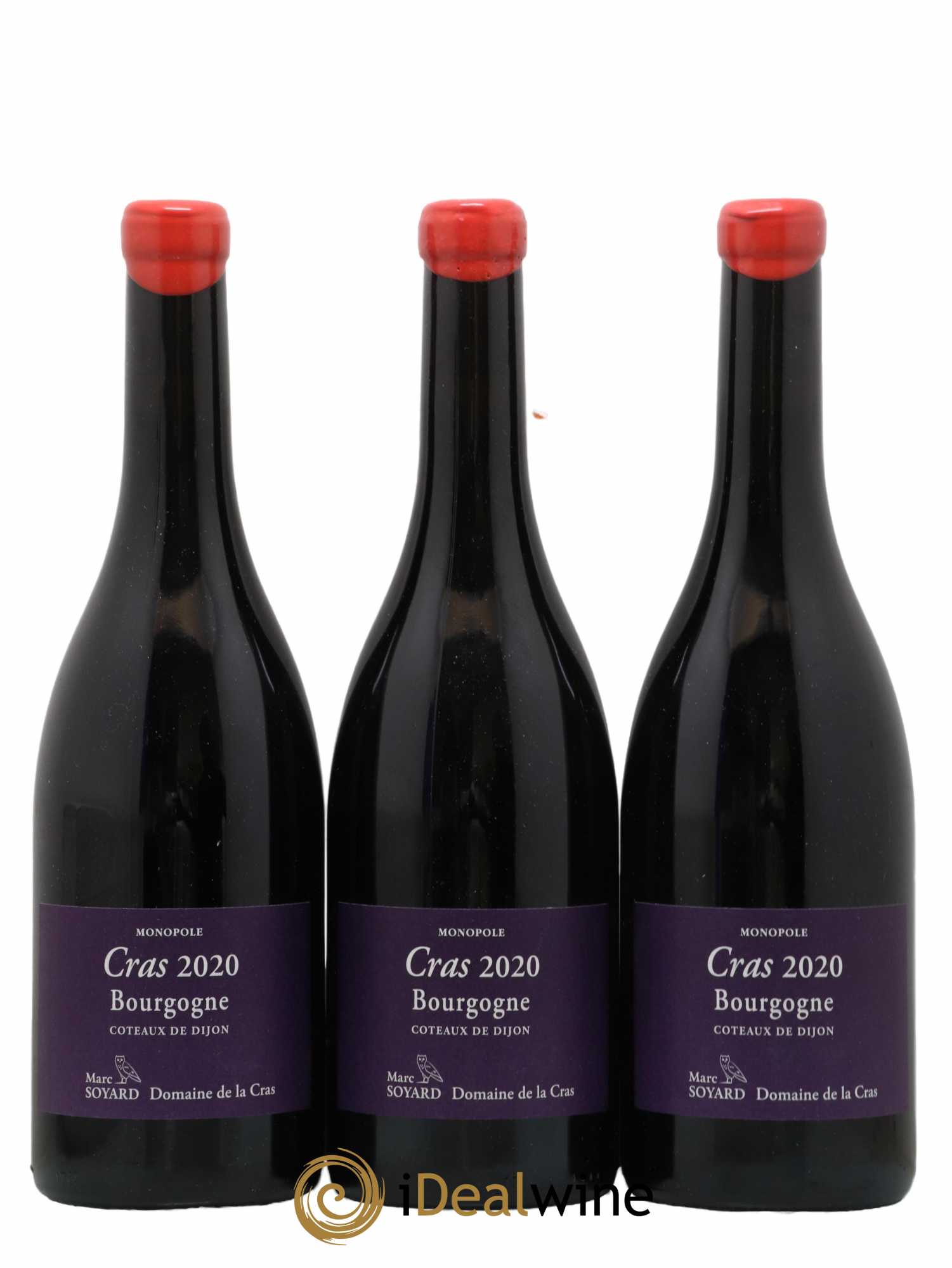 Bourgogne Cras Domaine de la Cras - Marc Soyard 2020 - Lot de 3 bouteilles - 0