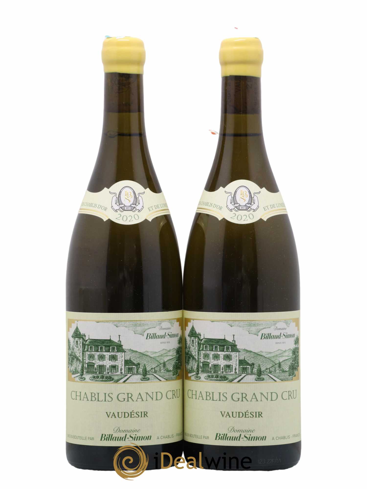 Chablis Grand Cru Vaudésir Billaud-Simon (Domaine) 2020 - Lot de 2 bouteilles - 0