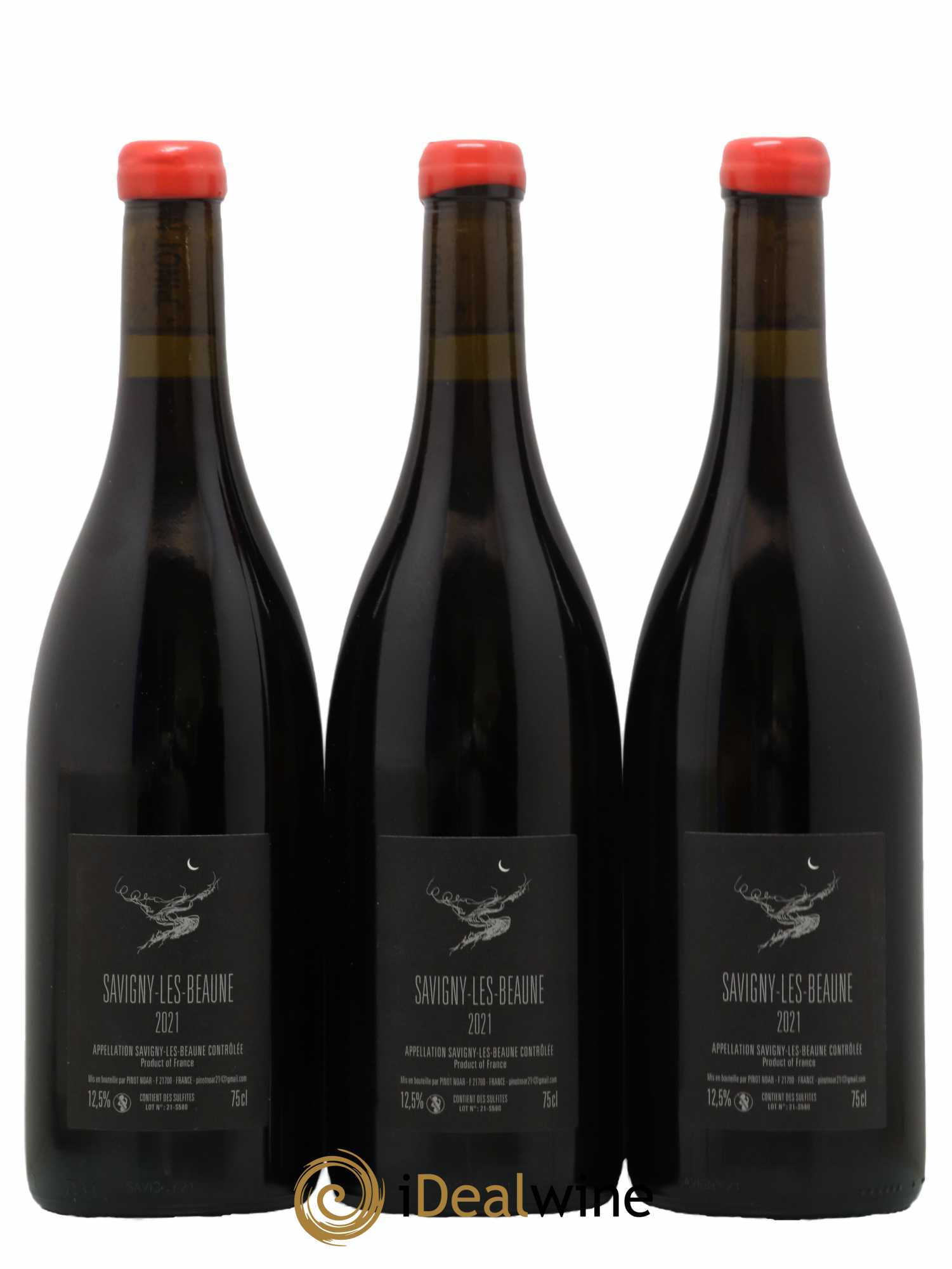 Savigny-lès-Beaune Domaine Pinot Noar 2021 - Lot de 3 bouteilles - 1