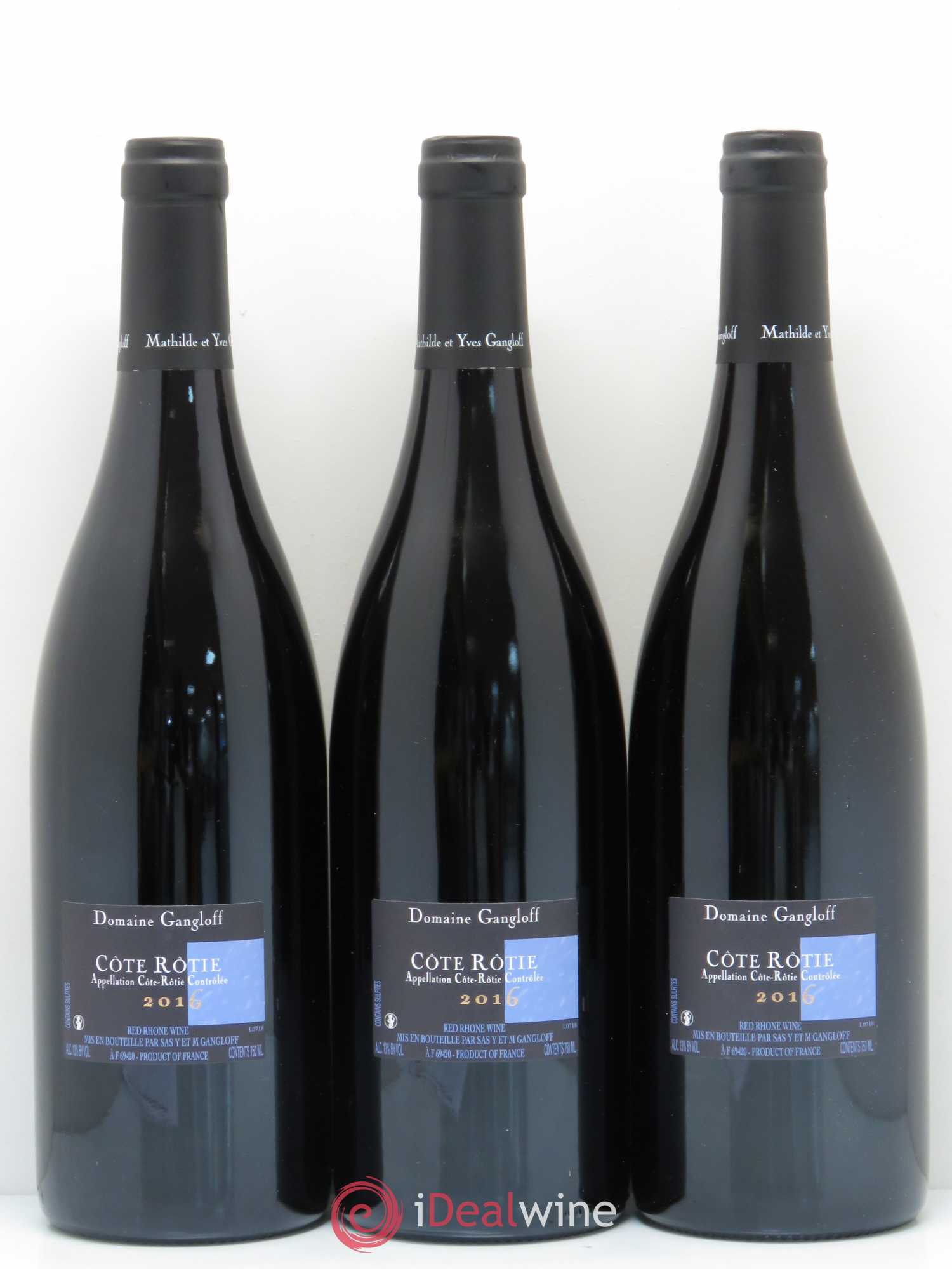 Côte-Rôtie La Barbarine Gangloff (Domaine) 2016 - Lot of 6 bottles - 4