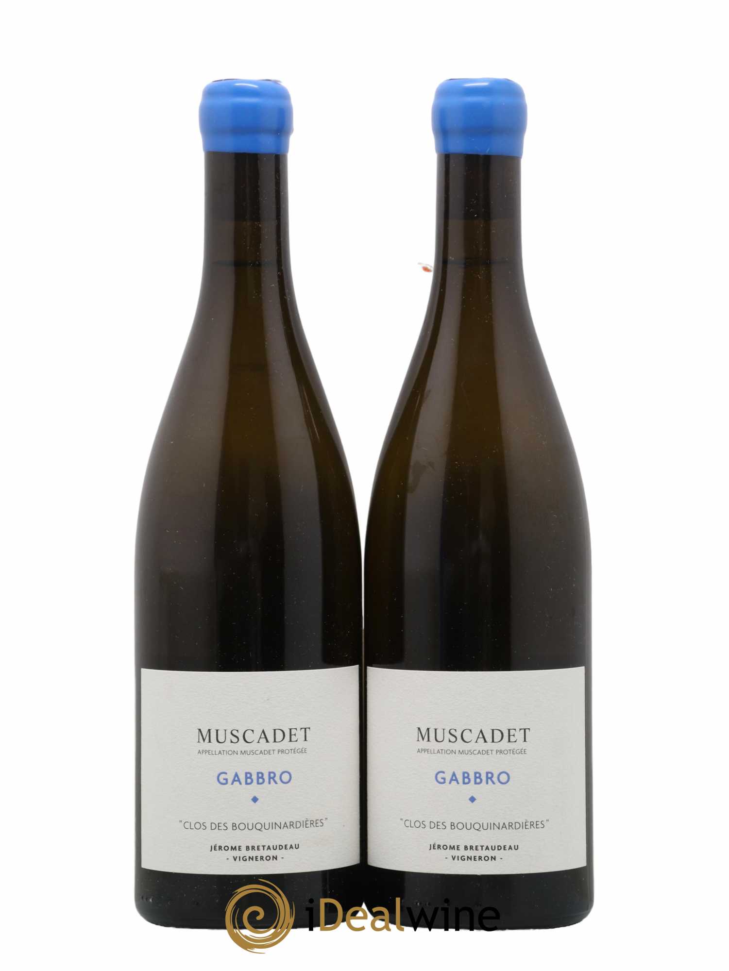 Muscadet-Sèvre-et-Maine Gabbro Clos des Bouquinardières Jérôme Bretaudeau - Domaine de Bellevue 2021 - Lotto di 2 bottiglie - 0