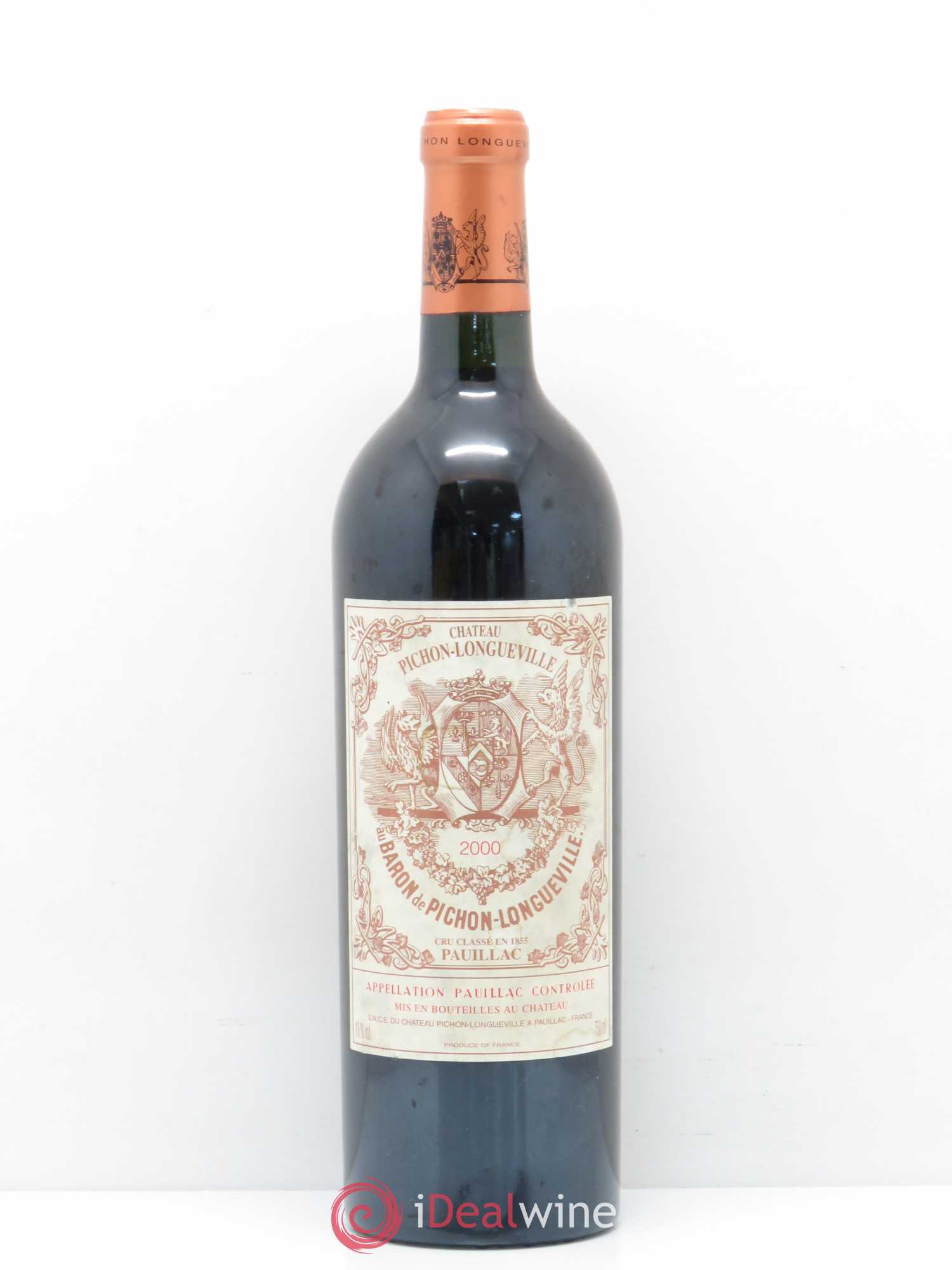 Pichon Longueville Baron 2ème Grand Cru Classé 2000 - Lot de 1 bouteille - 0