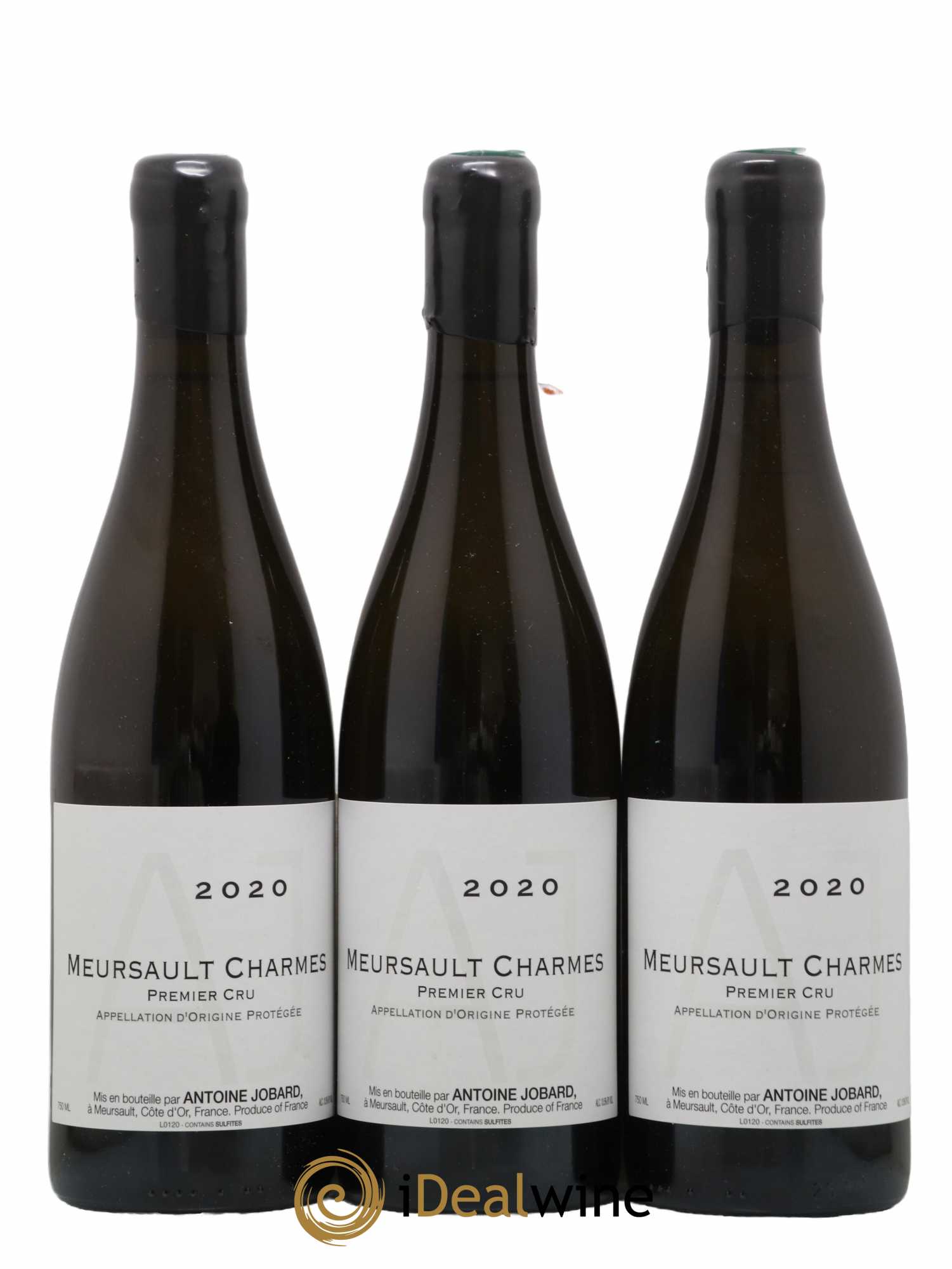 Meursault 1er Cru Charmes François et Antoine Jobard (Domaine) 2020 - Lot de 3 bouteilles - 0
