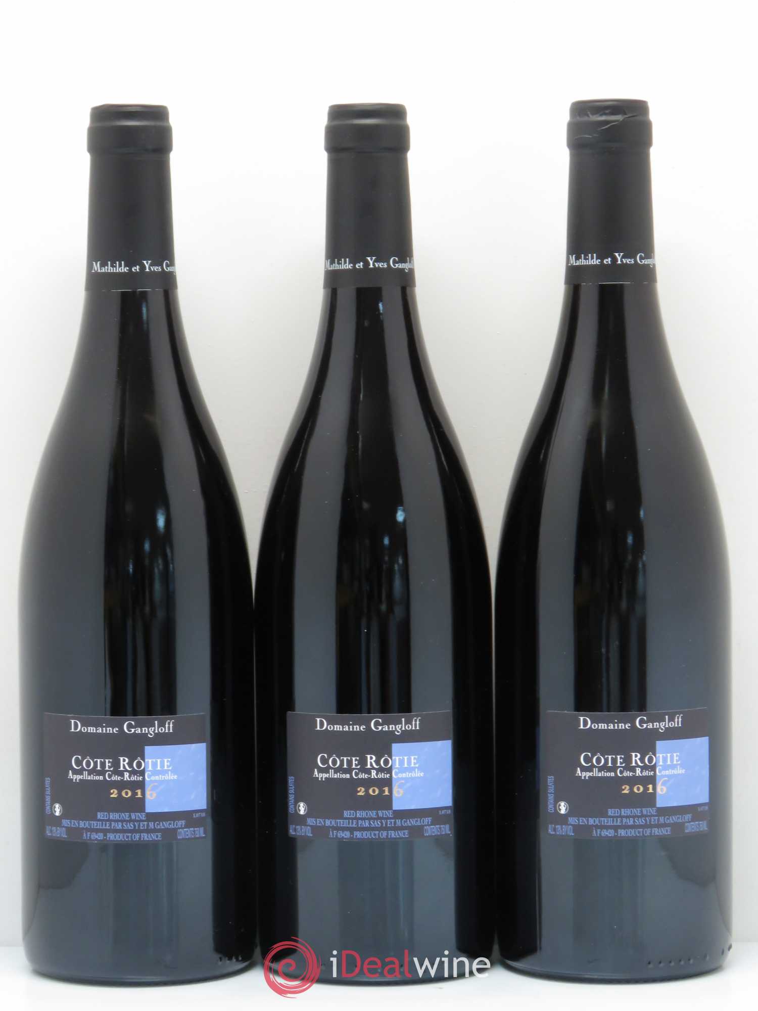 Côte-Rôtie La Barbarine Gangloff (Domaine) (sans prix de réserve) 2016 - Lot de 3 bouteilles - 1