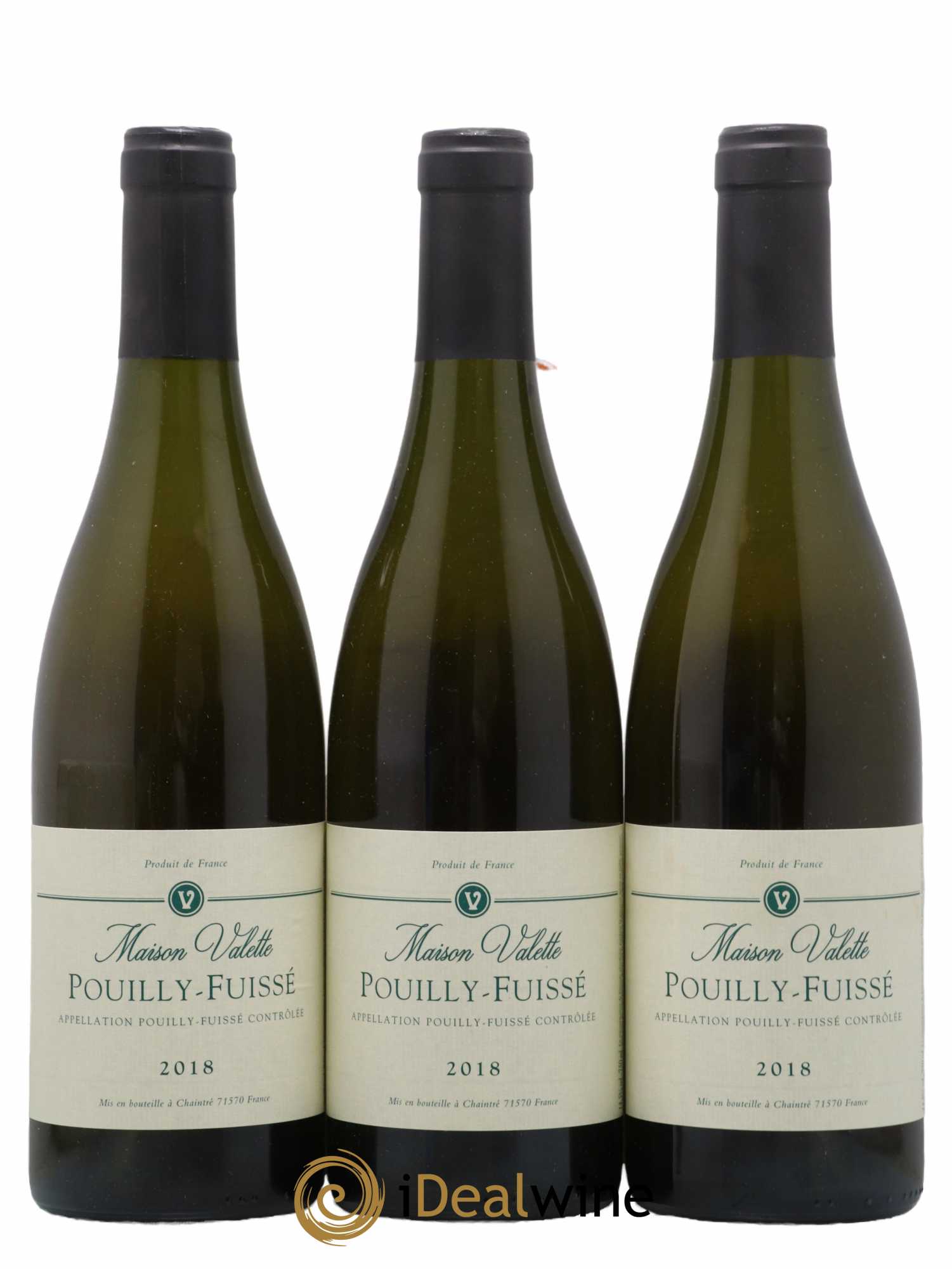 Pouilly-Fuissé Valette (Domaine) 2018 - Lot de 3 bouteilles - 0