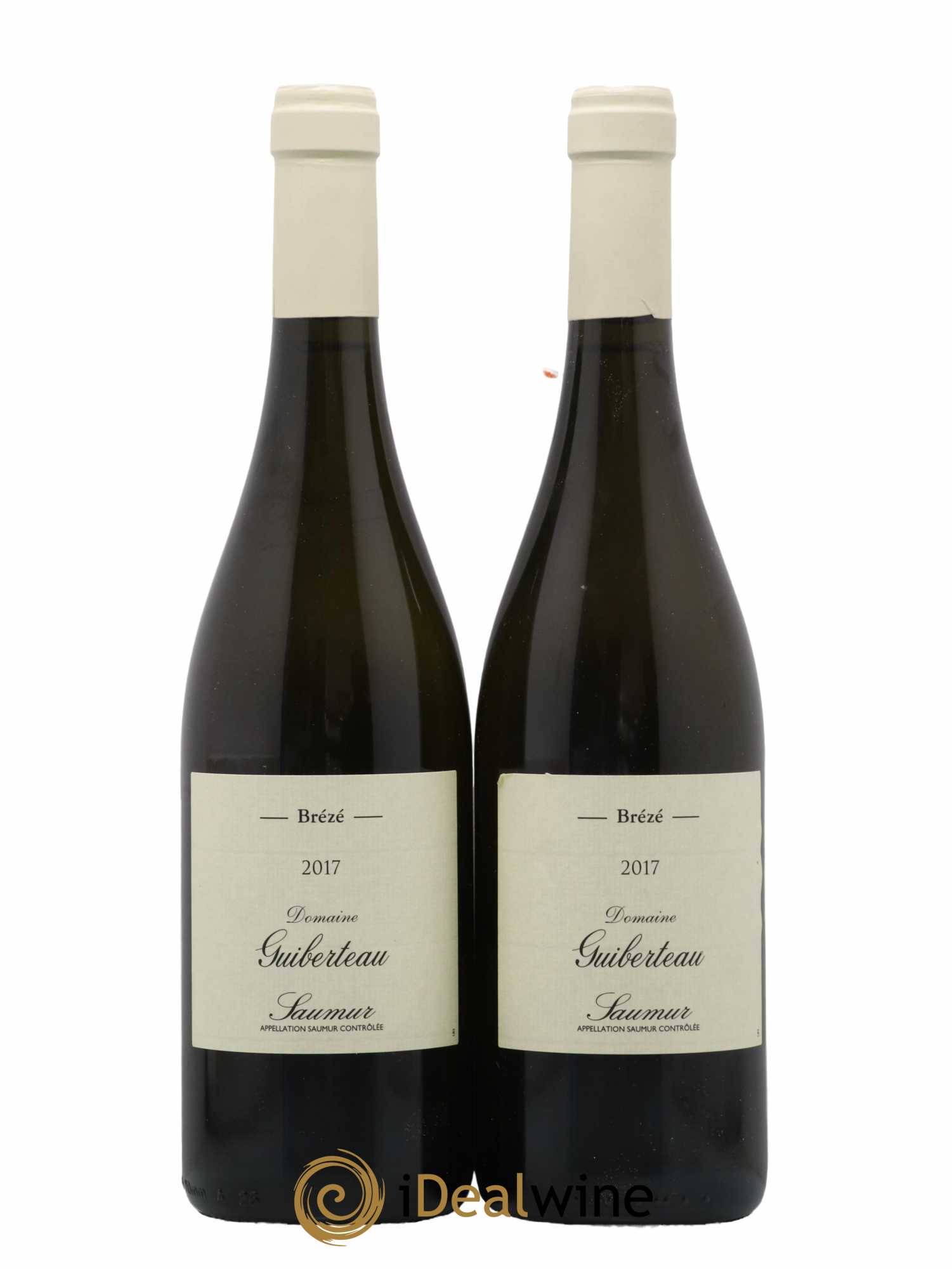 Saumur Brézé Domaine Guiberteau 2017 - Lot de 2 bouteilles - 0