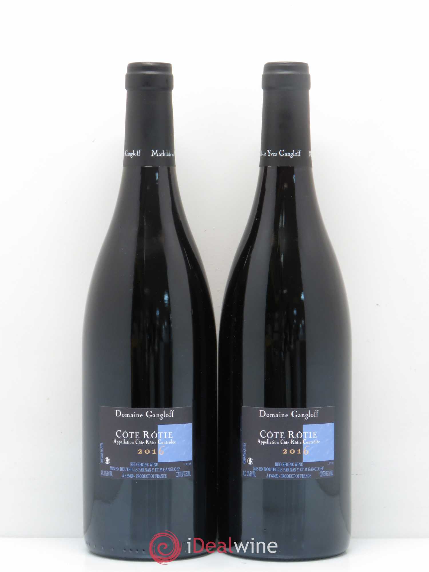 Côte-Rôtie La Barbarine Gangloff (Domaine) (sans prix de réserve) 2016 - Lot de 2 bouteilles - 1